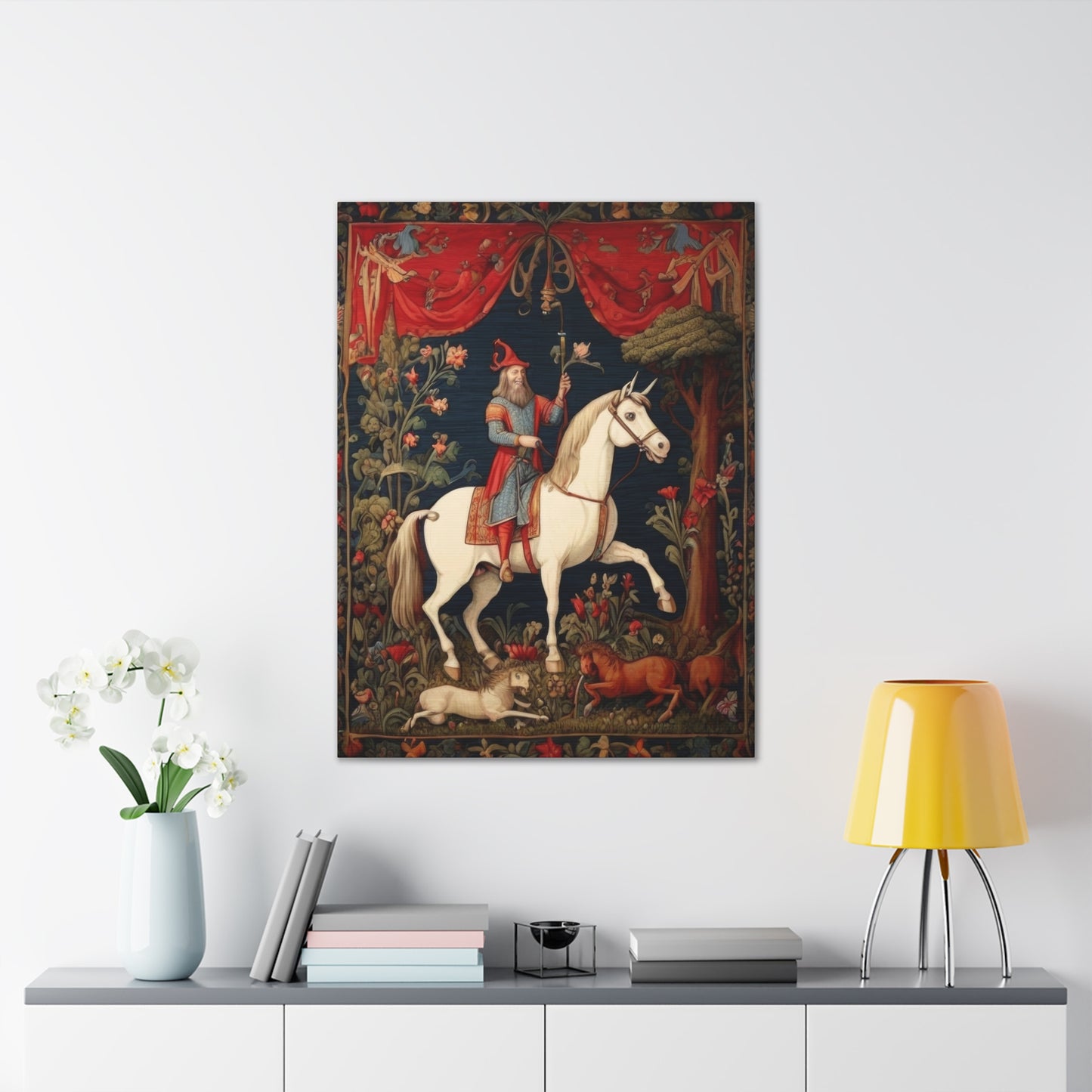 Medieval Tapestry - Canvas Stretched, 0.75"