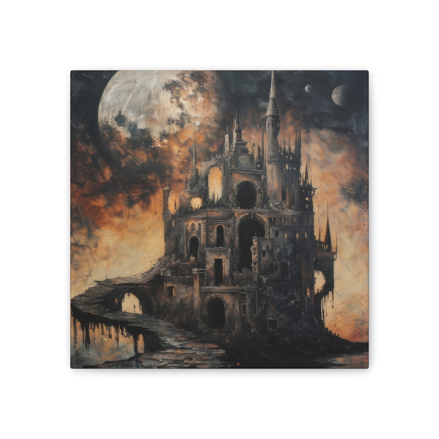 Dark Castle - Canvas Stretched, 0.75"