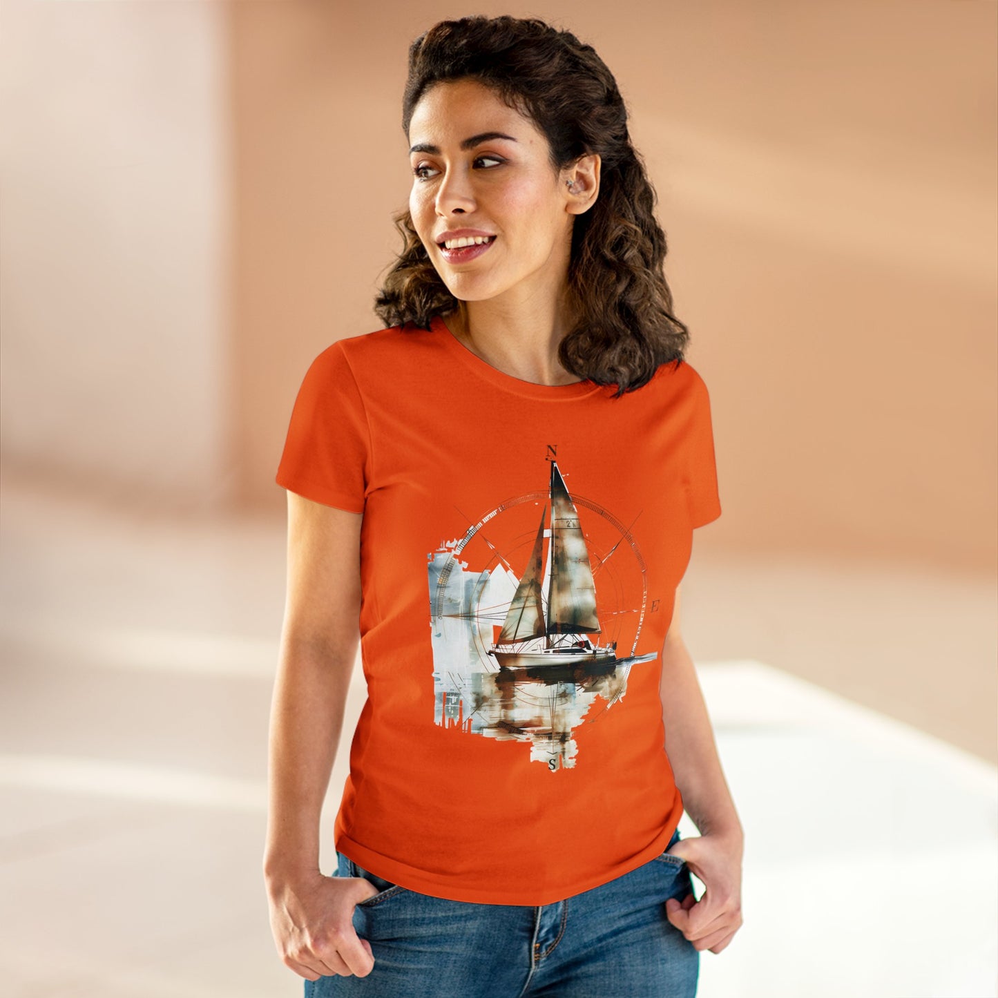 Sailing - Women's Midweight Cotton Tee