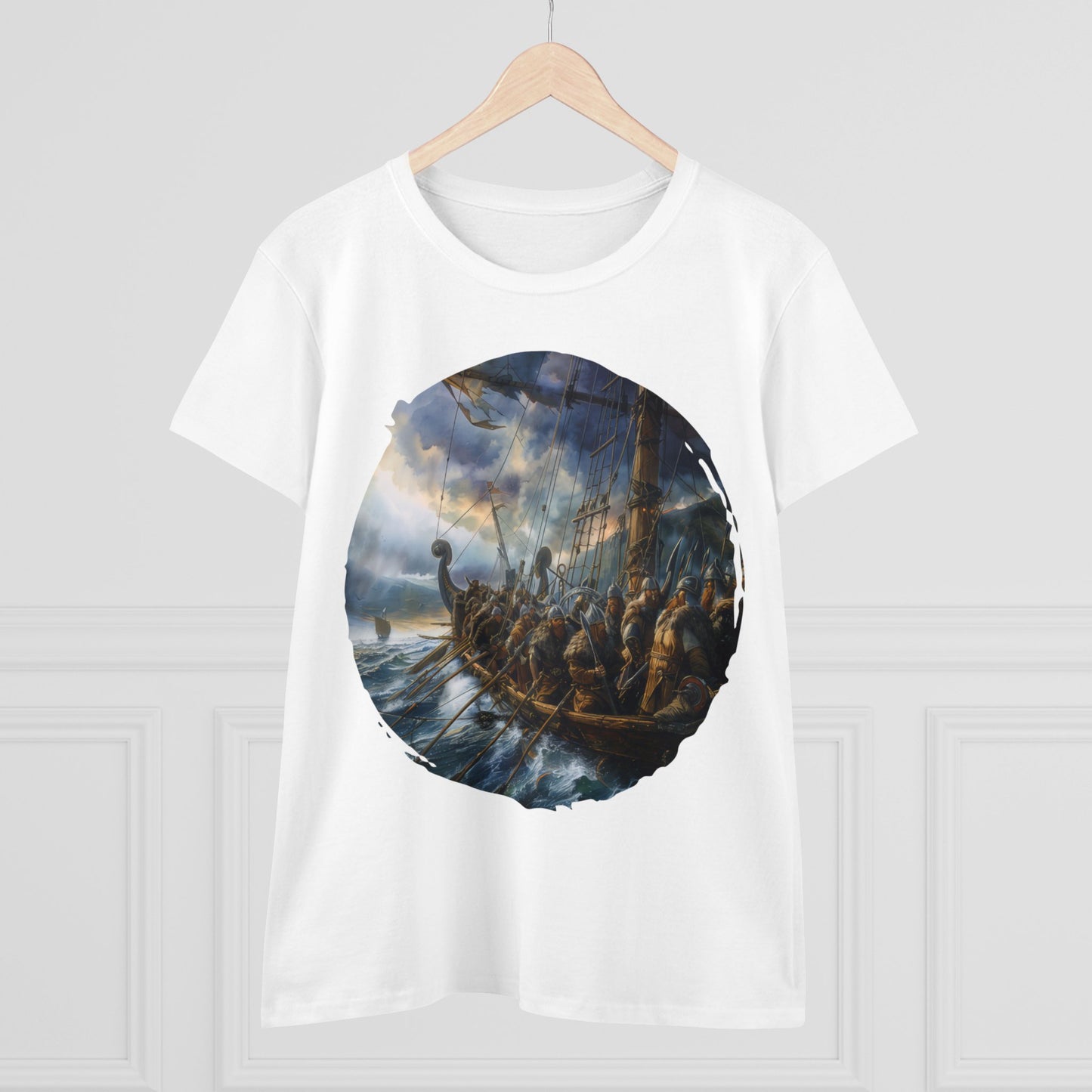 Vikings - Fantasy - Women's Midweight Cotton Tee