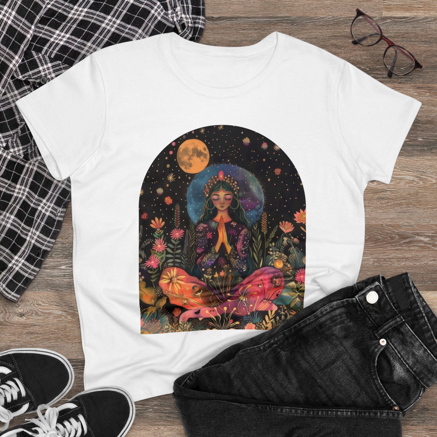 Meditation - Women's Midweight Cotton Tee