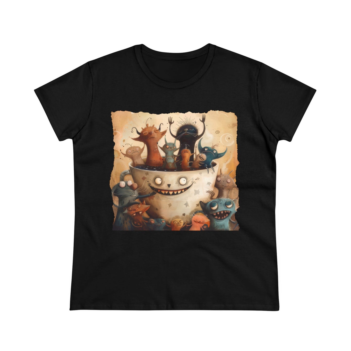 Coffee Critters - Women's Midweight Cotton Tee