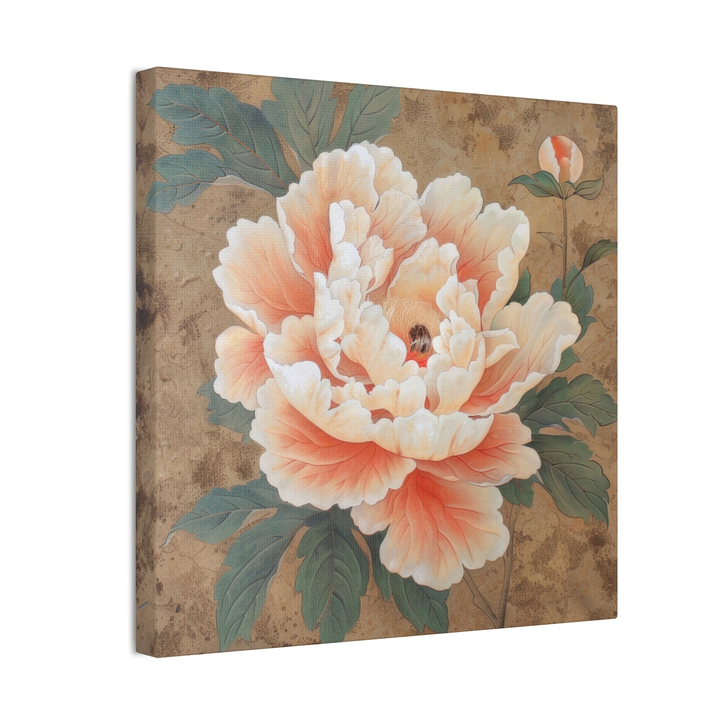 Peony - Canvas Stretched, 0.75"