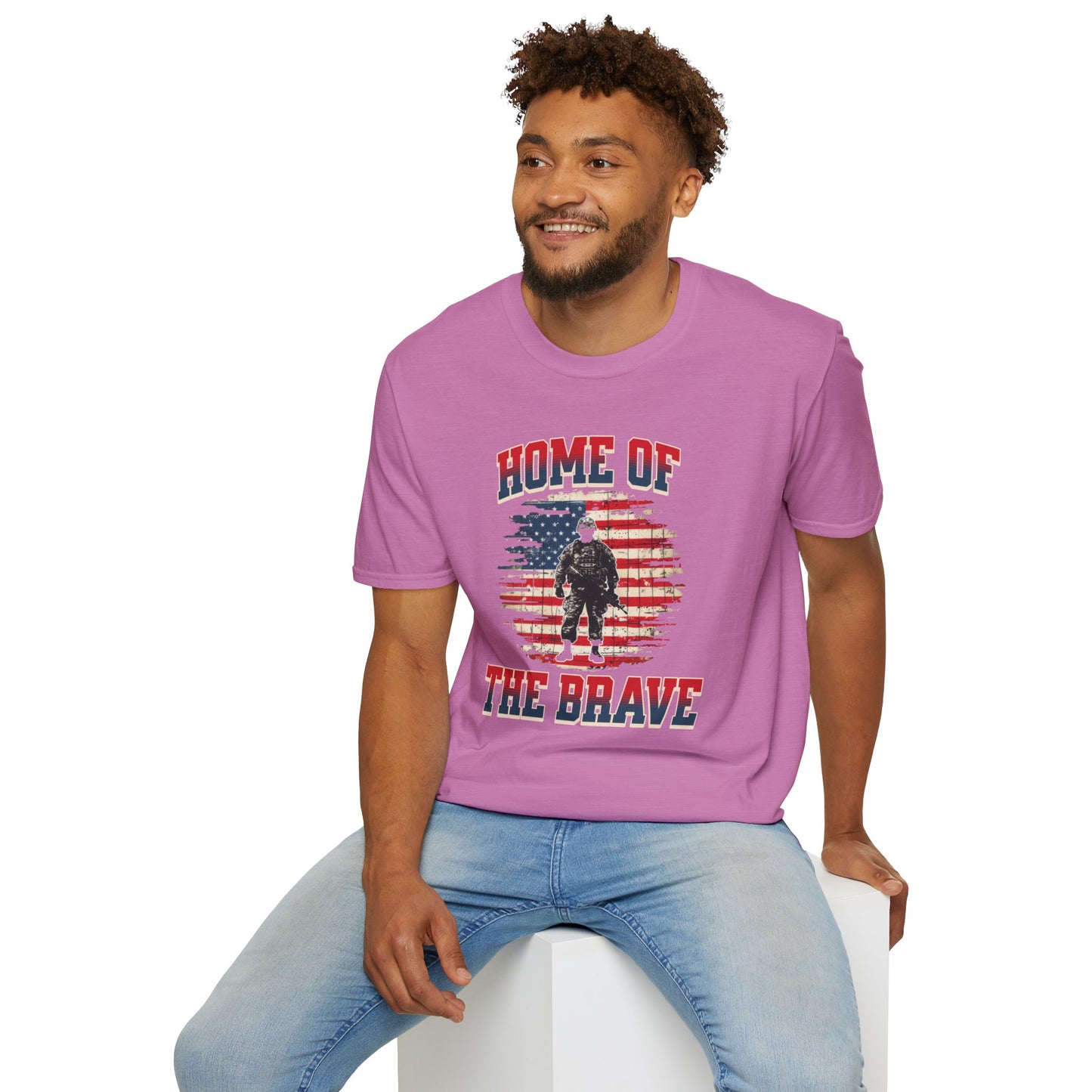 Home of the Brave - Unisex Softstyle T-Shirt