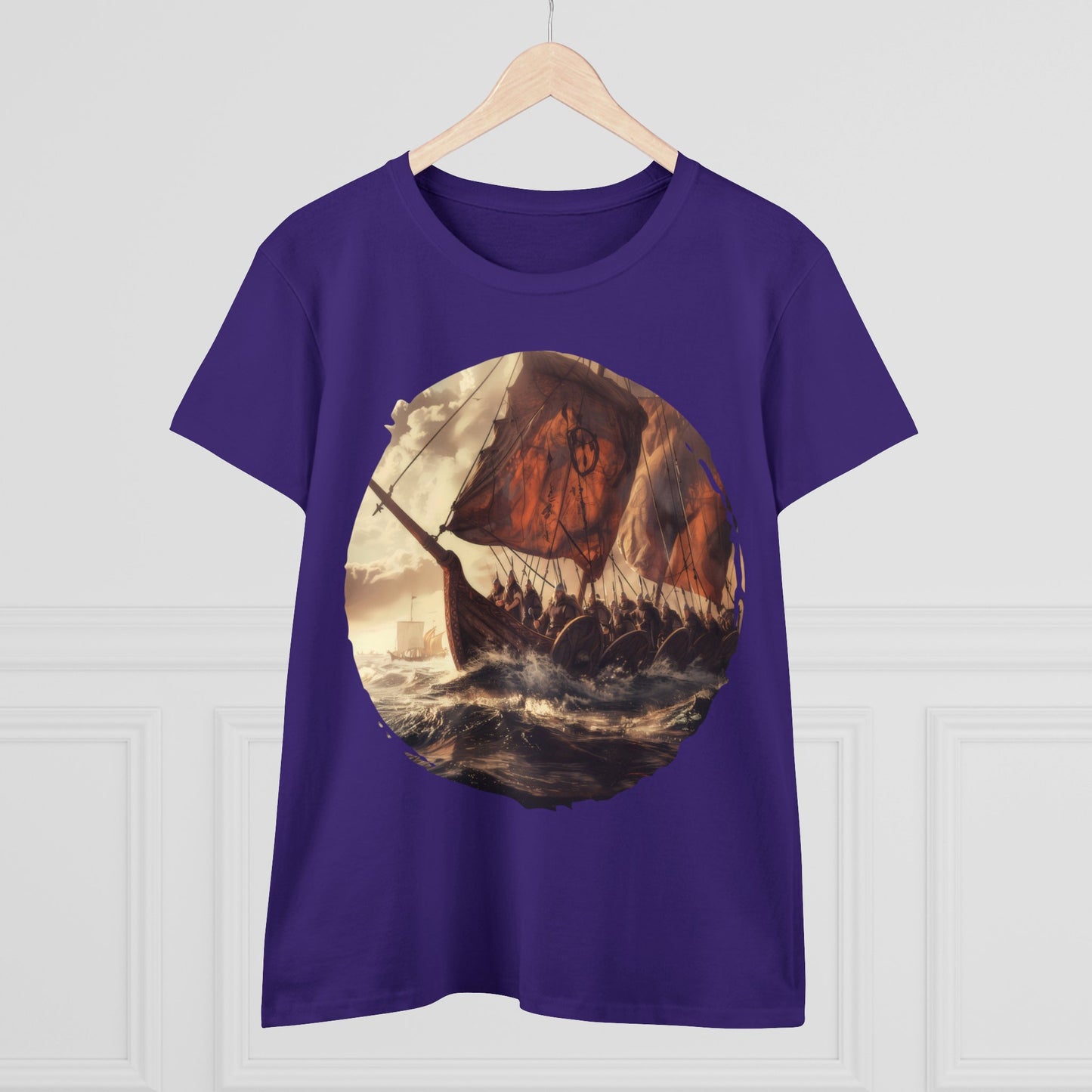 Vikings - Fantasy - Women's Midweight Cotton Tee