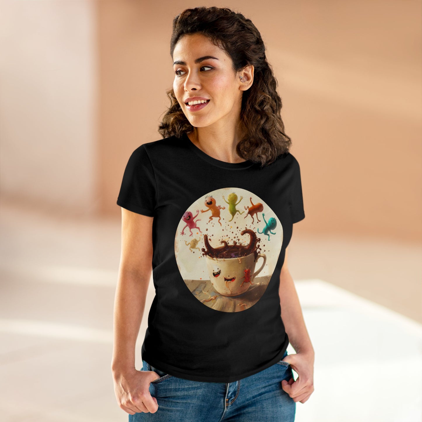 Coffee Critters - Women's Midweight Cotton Tee