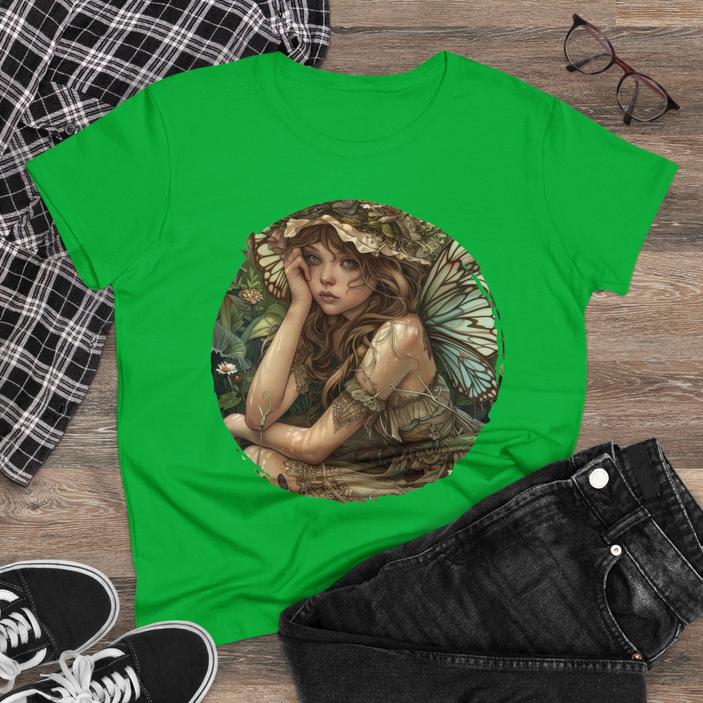 Fairy - Fantasy - Women's Midweight Cotton Tee