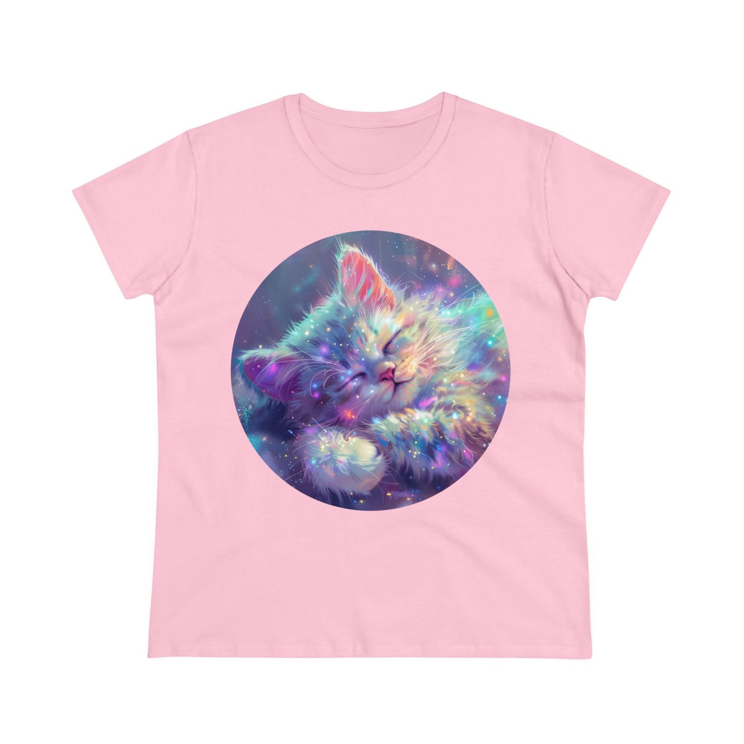 Sparkle Kitty - Women's Midweight Cotton Tee