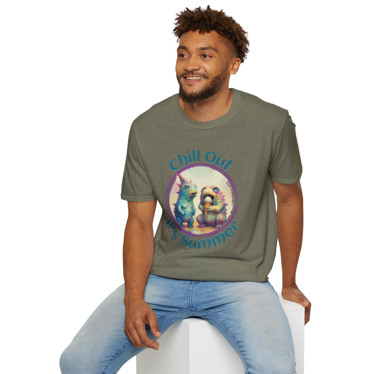 Chill Out, It's Summer - Unisex Softstyle T-Shirt