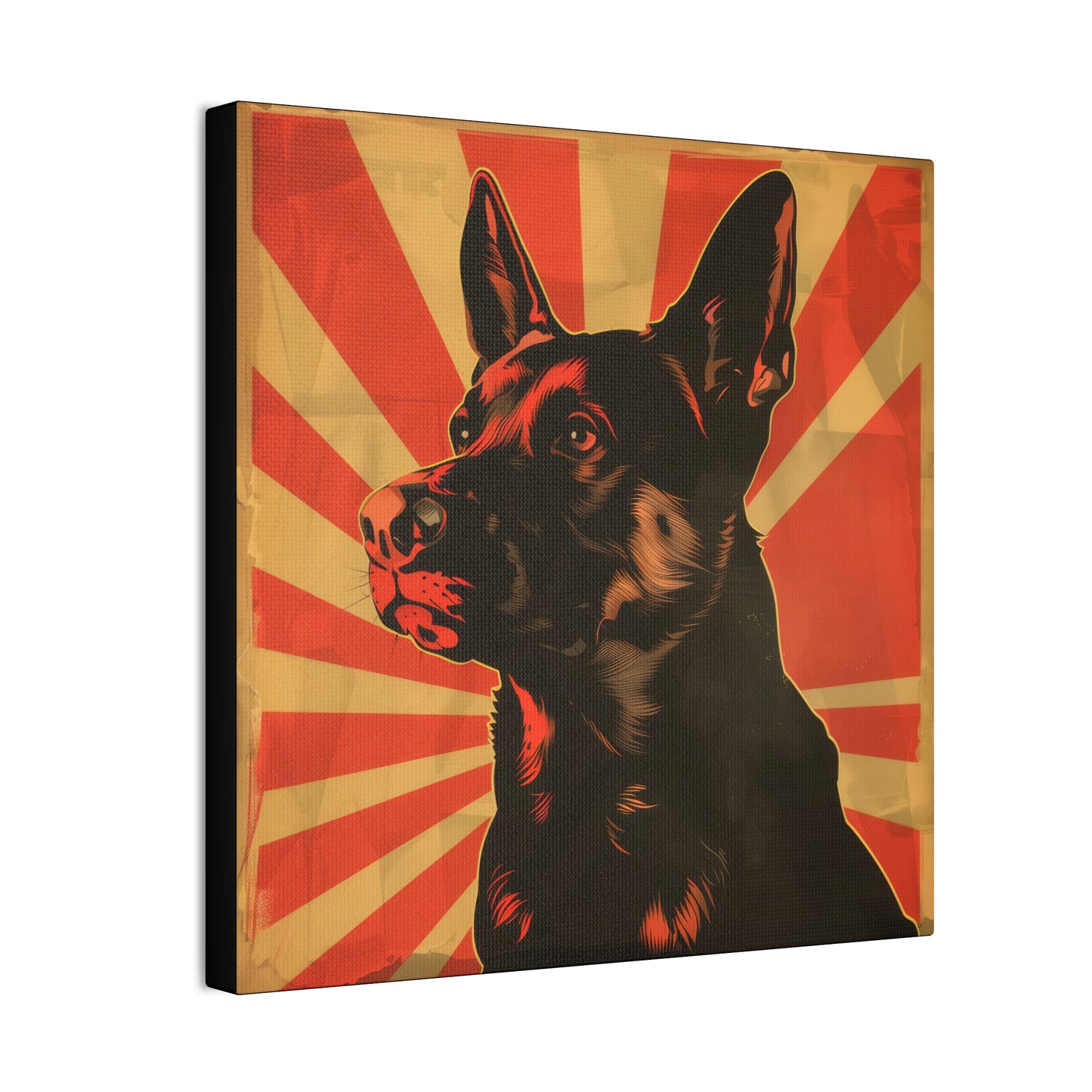 Comrade Canine - Canvas Stretched, 0.75"