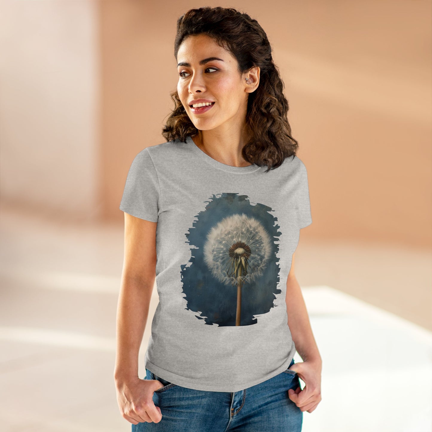 Dandelion - Flowers - Women's Midweight Cotton Tee