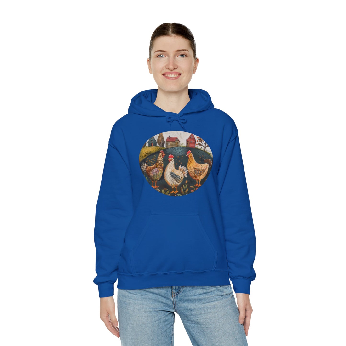 Chickens - Unisex Heavy Blend™ Hooded Sweatshirt