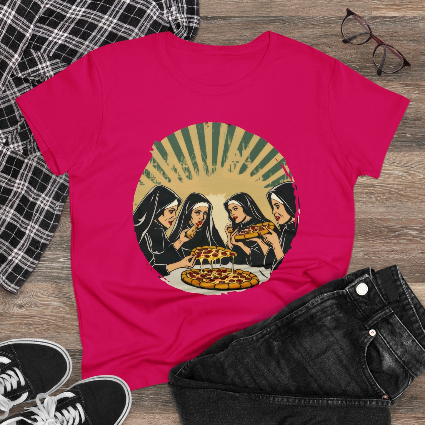 Pizza Divine - Women's Midweight Cotton Tee