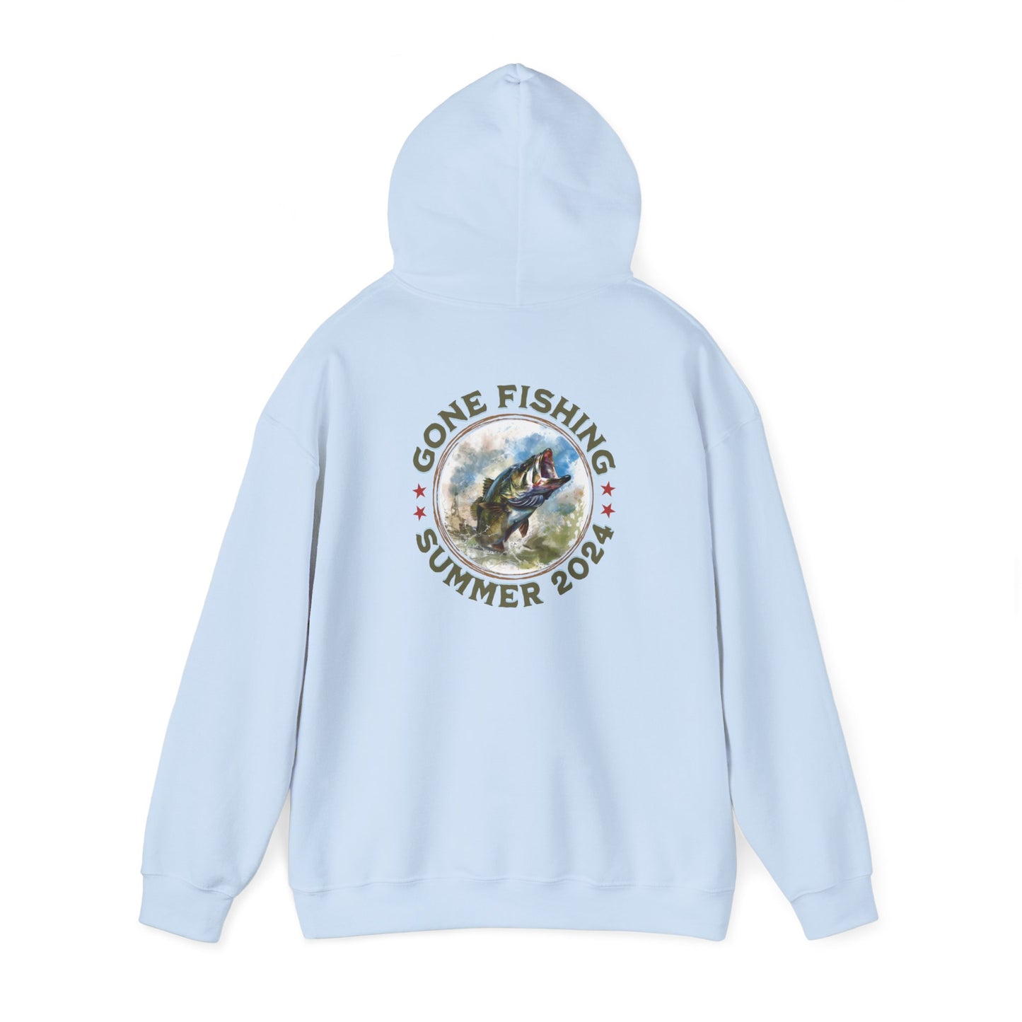 Gone Fishing - Unisex Heavy Blend™ Hooded Sweatshirt