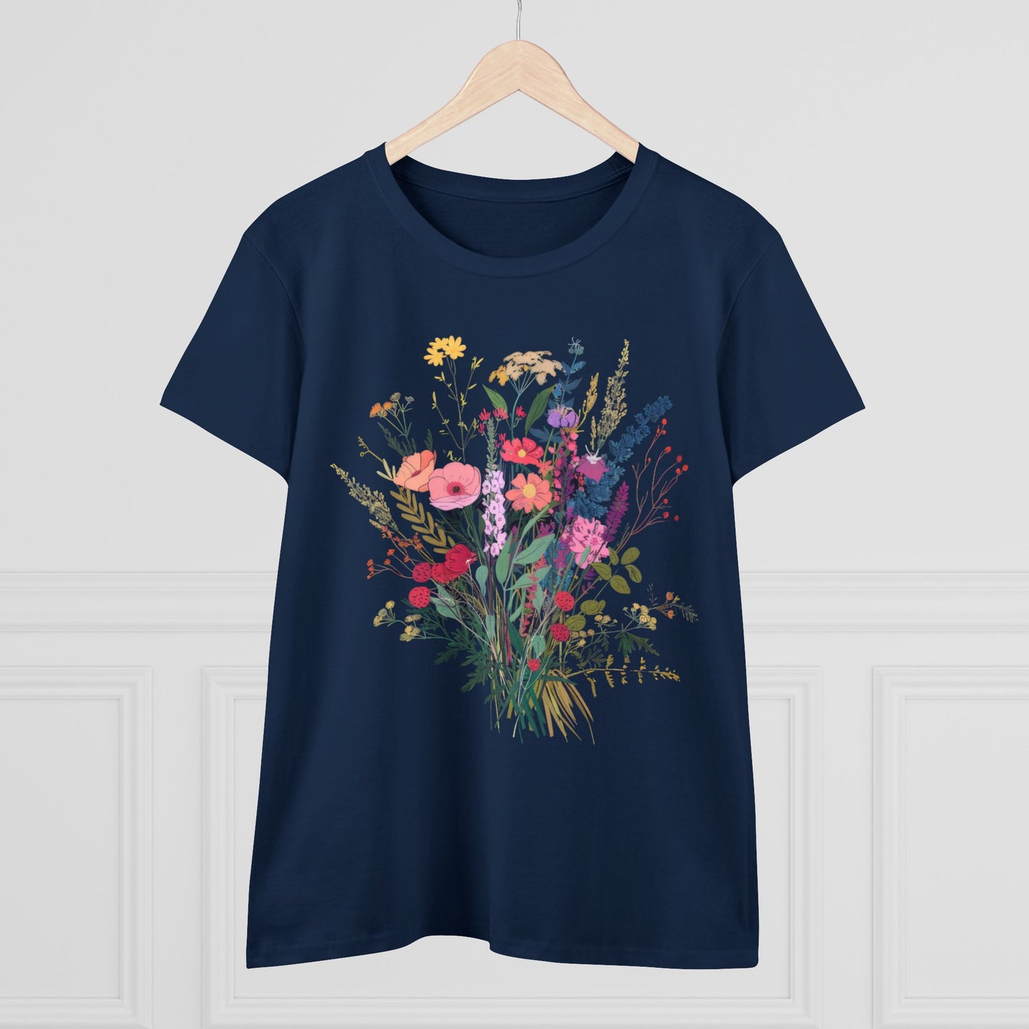 Wildflowers - Women's Midweight Cotton Tee