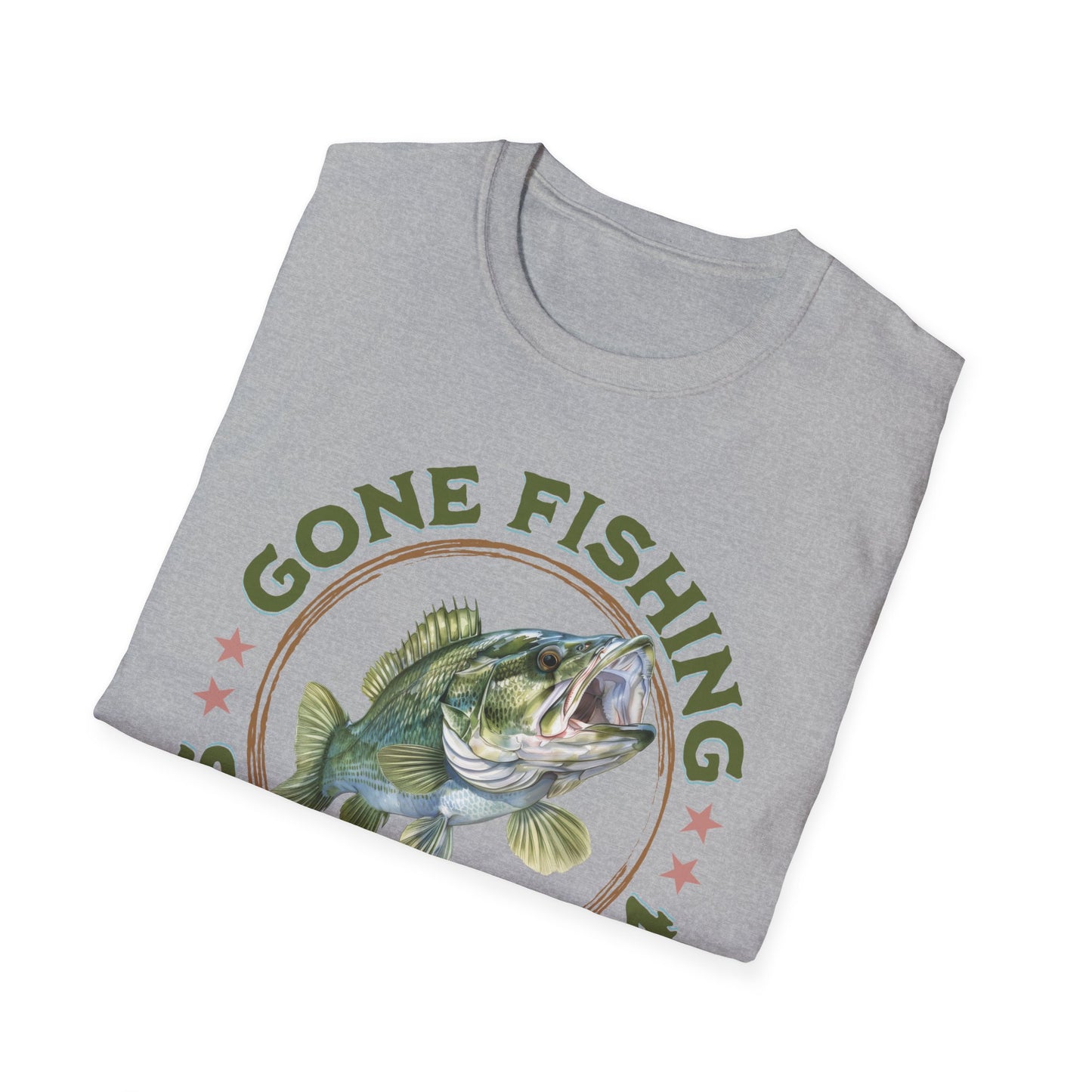 Gone Fishing - Unisex Softstyle T-Shirt