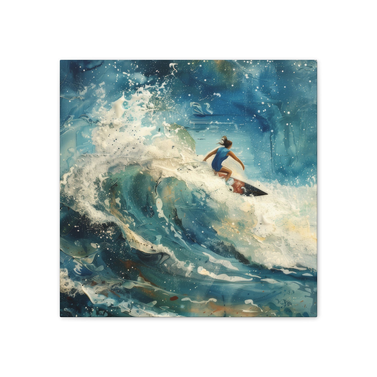 Surfs Up - Canvas Stretched, 0.75"