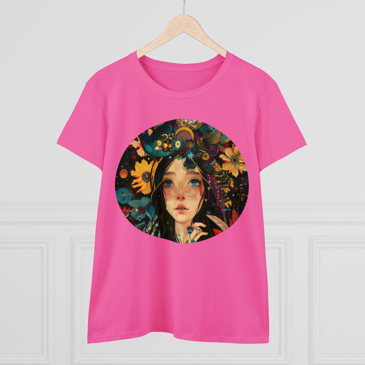 Flower Girl - Women's Midweight Cotton Tee