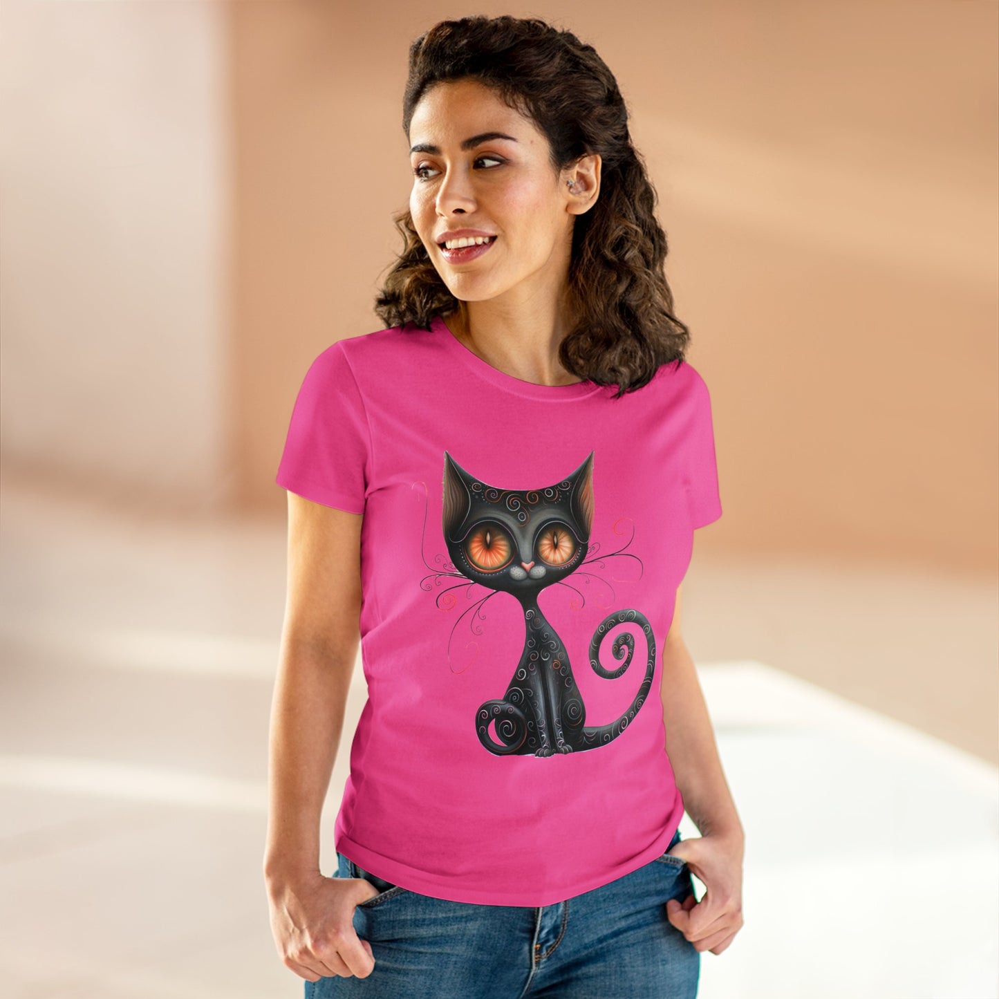 Pretty Kitty - Women's Midweight Cotton Tee