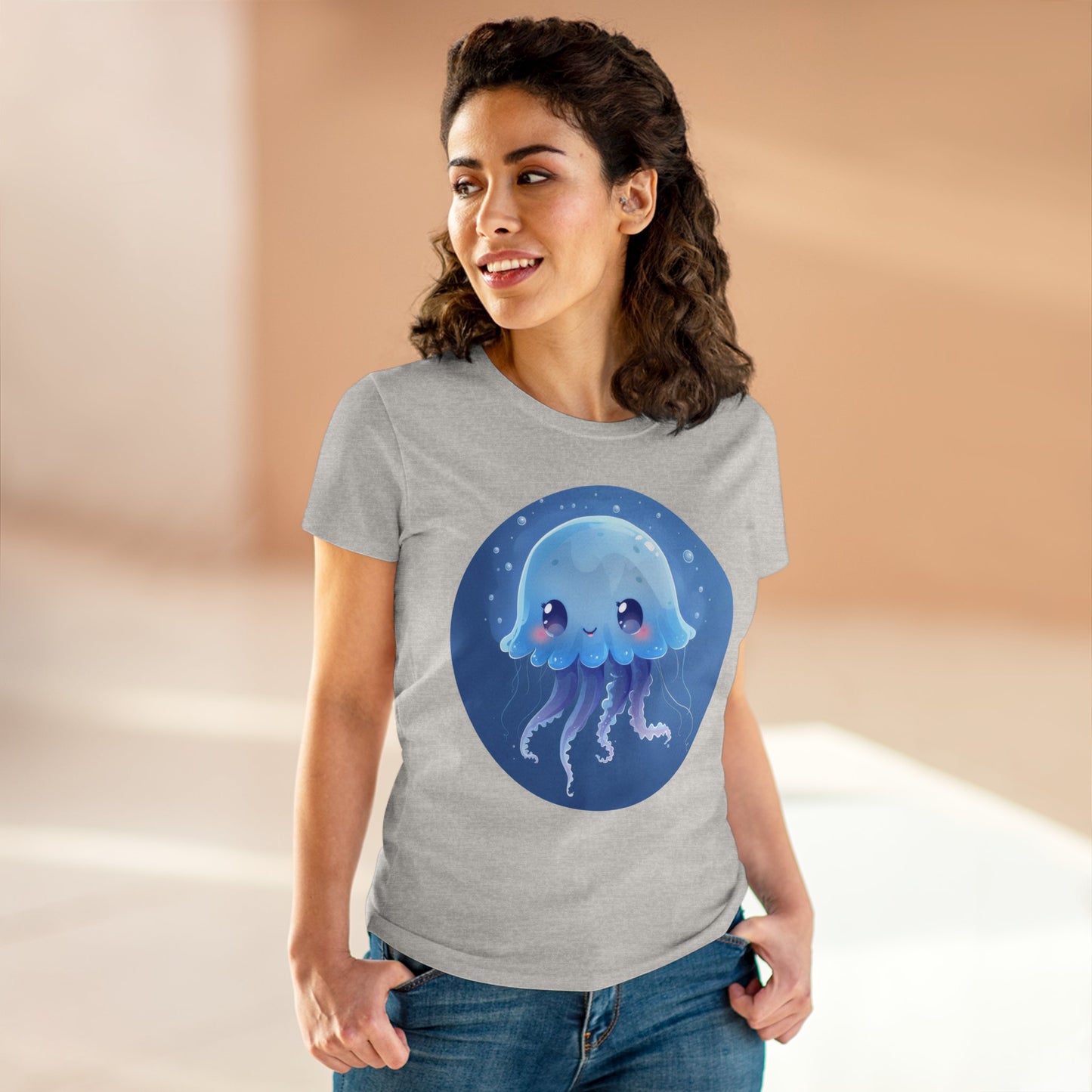 Jellyfish - Women's Midweight Cotton Tee