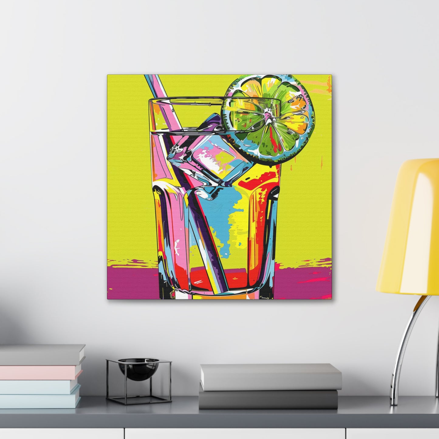 Summer Drinks - Canvas Stretched, 0.75"