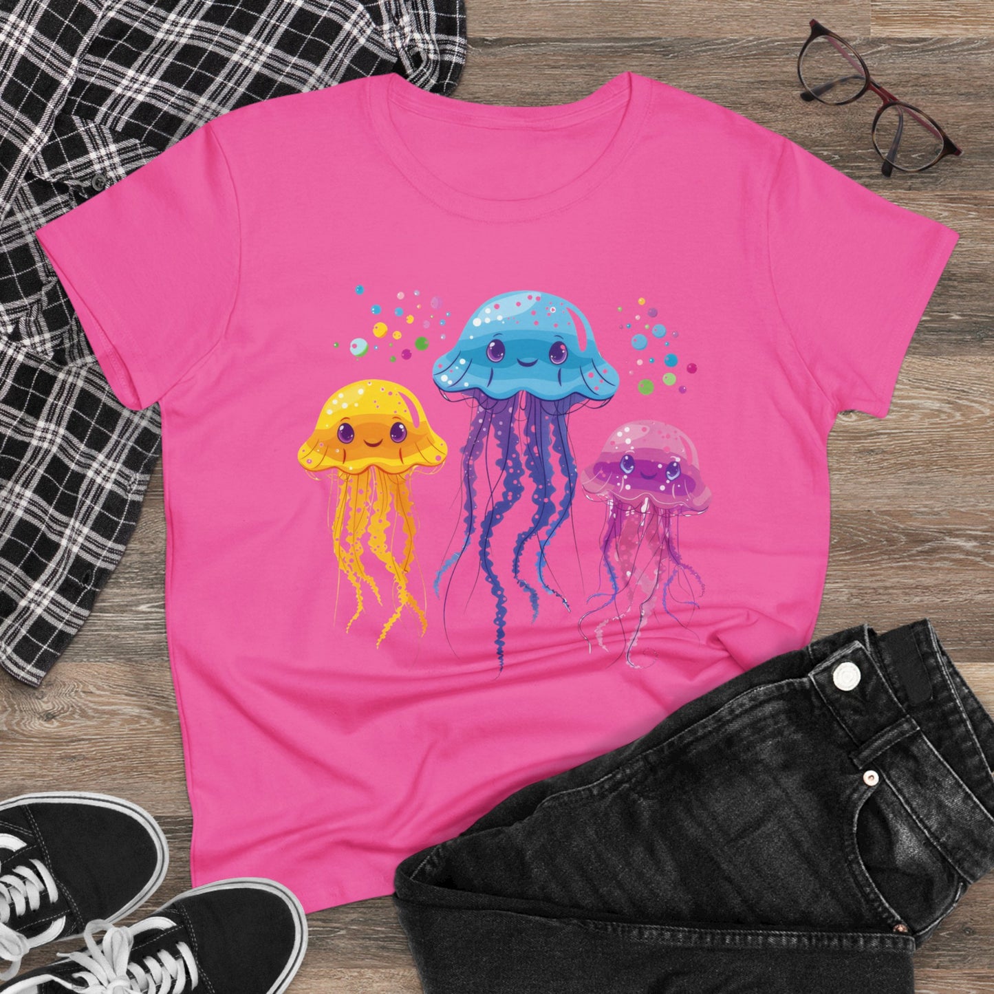 Jellyfish - Women's Midweight Cotton Tee