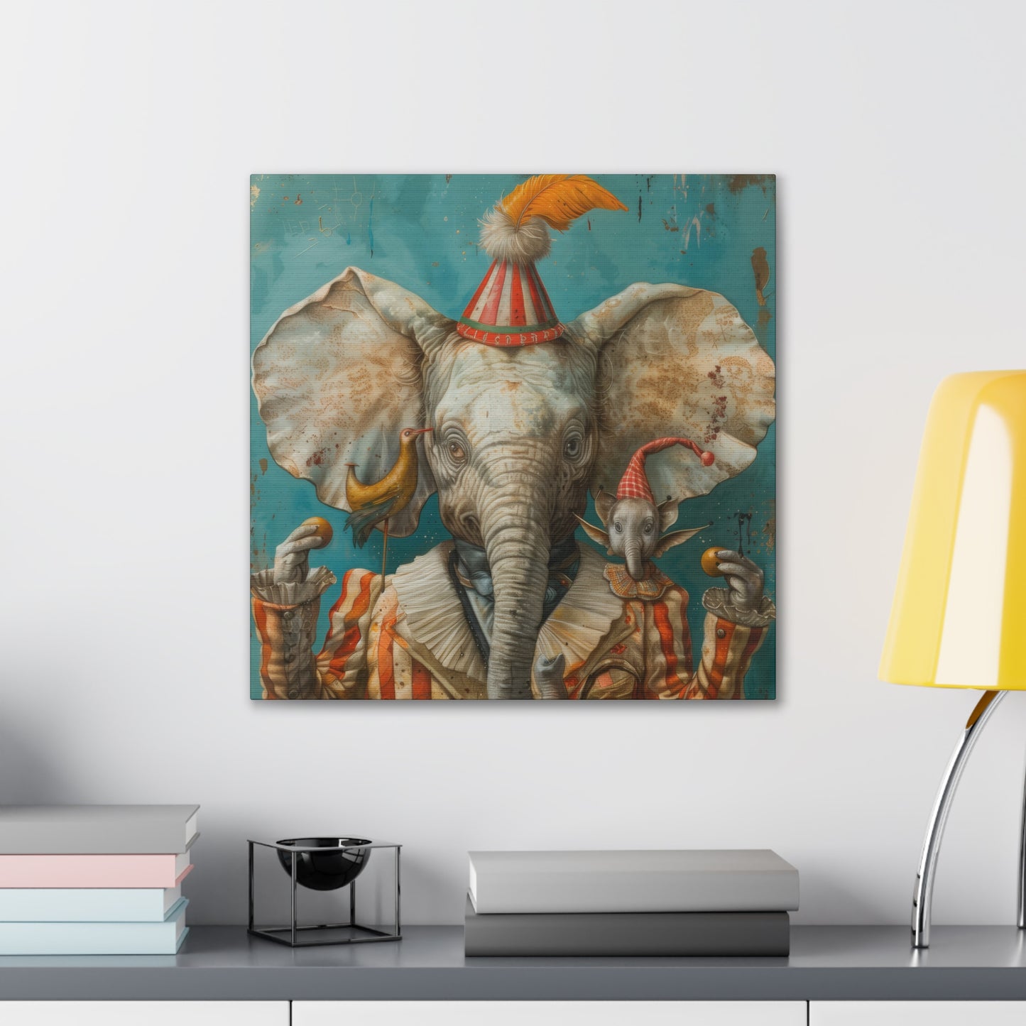 Elephant - Canvas Stretched, 0.75"