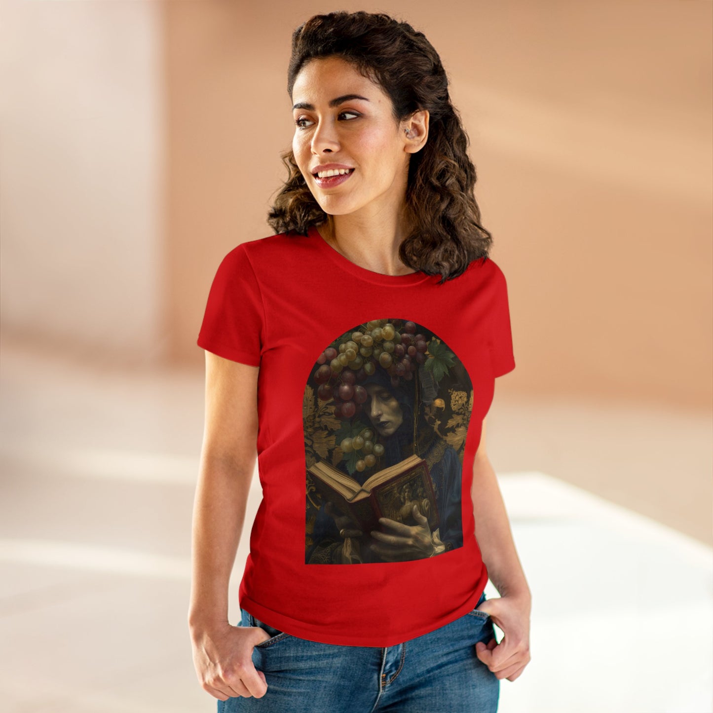 Solemn Reading - Fantasy - Women's Midweight Cotton Tee