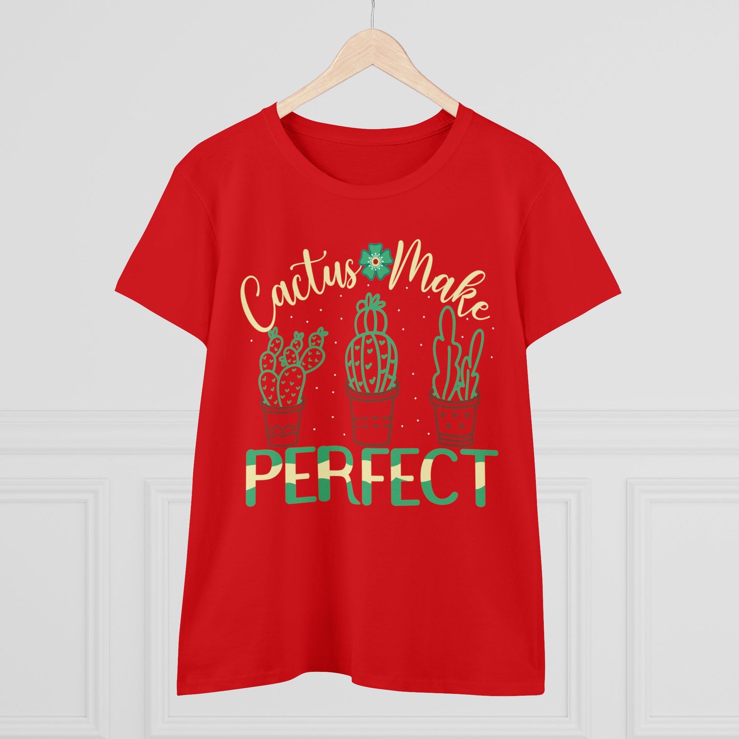 Cactus Makes Perfect - Gardening - Women's Midweight Cotton Tee