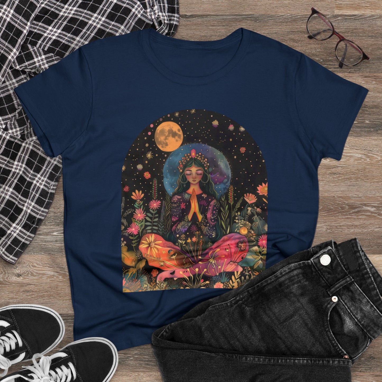 Meditation - Women's Midweight Cotton Tee