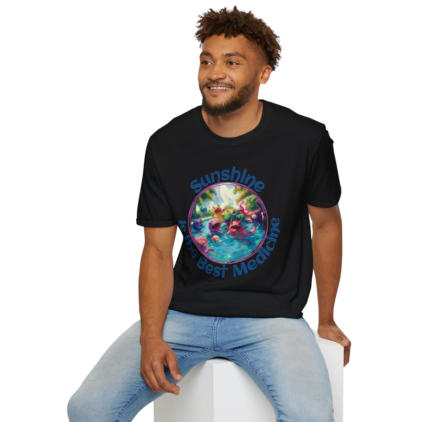 Sunshine is the Best Medicine - Unisex Softstyle T-Shirt