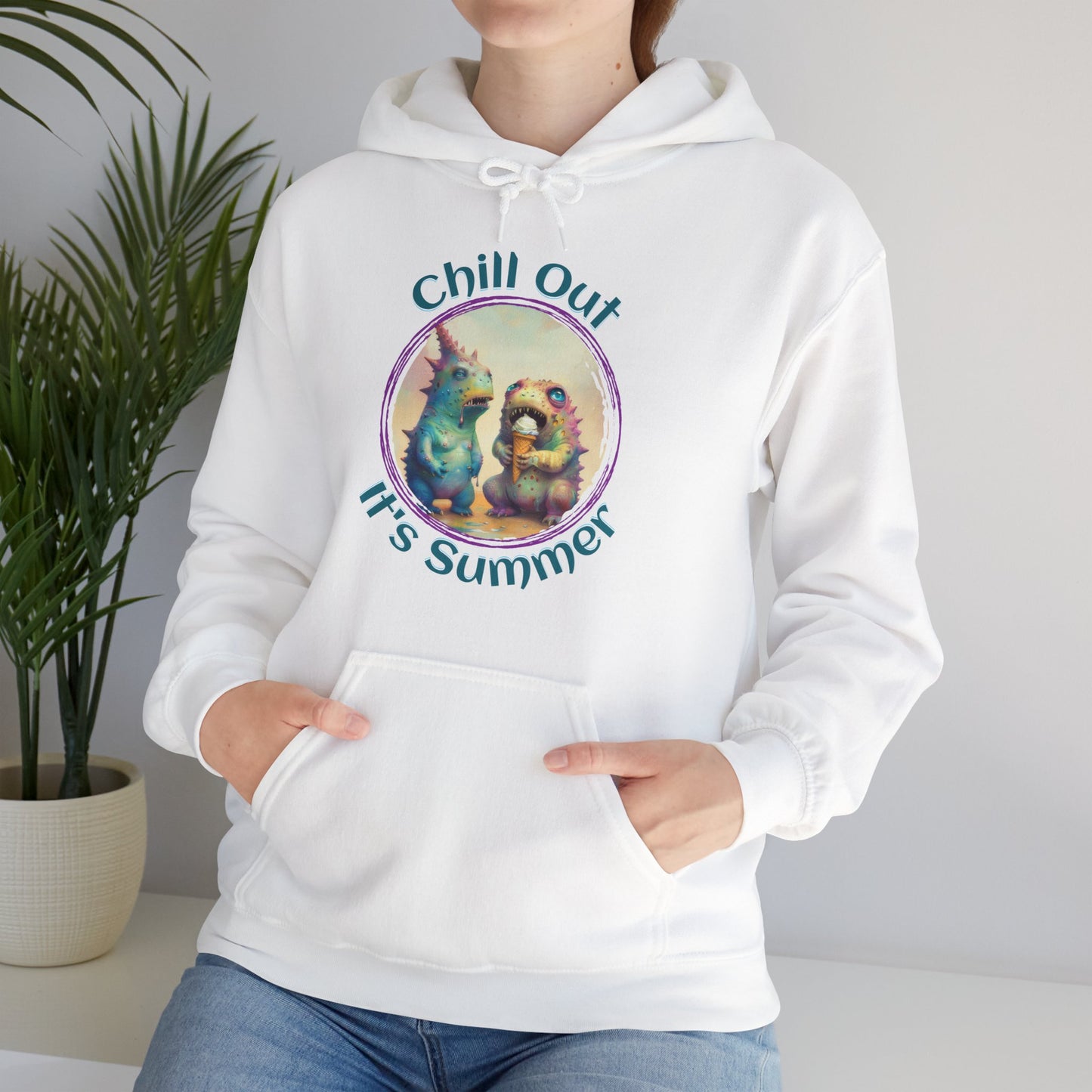 Chill Out, It's Summer - Unisex Heavy Blend™ Hooded Sweatshirt