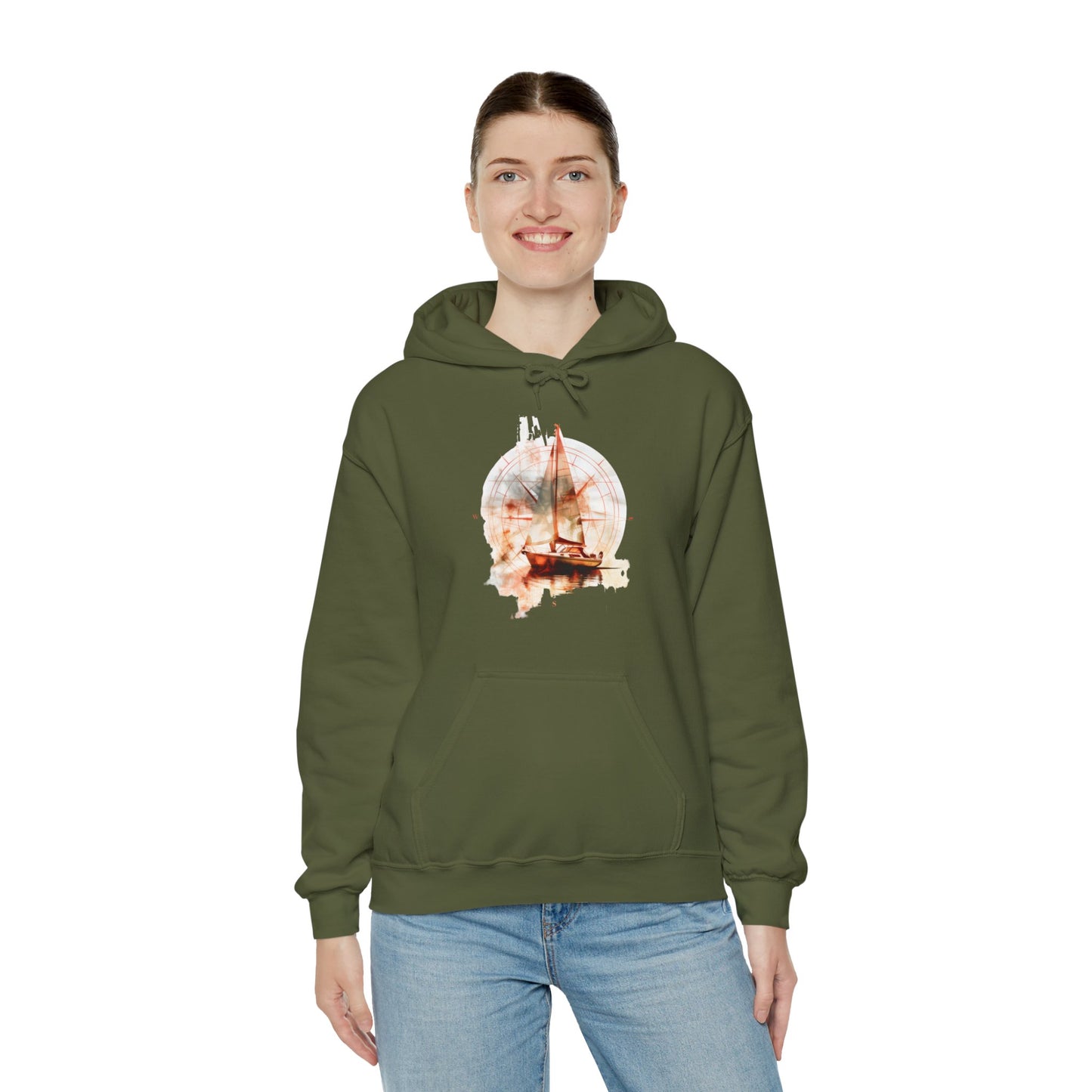 Sailing - Unisex Heavy Blend™ Hooded Sweatshirt