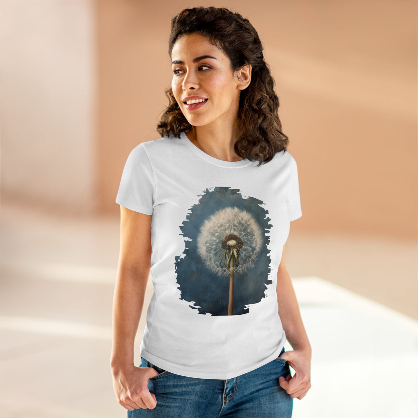 Dandelion - Flowers - Women's Midweight Cotton Tee