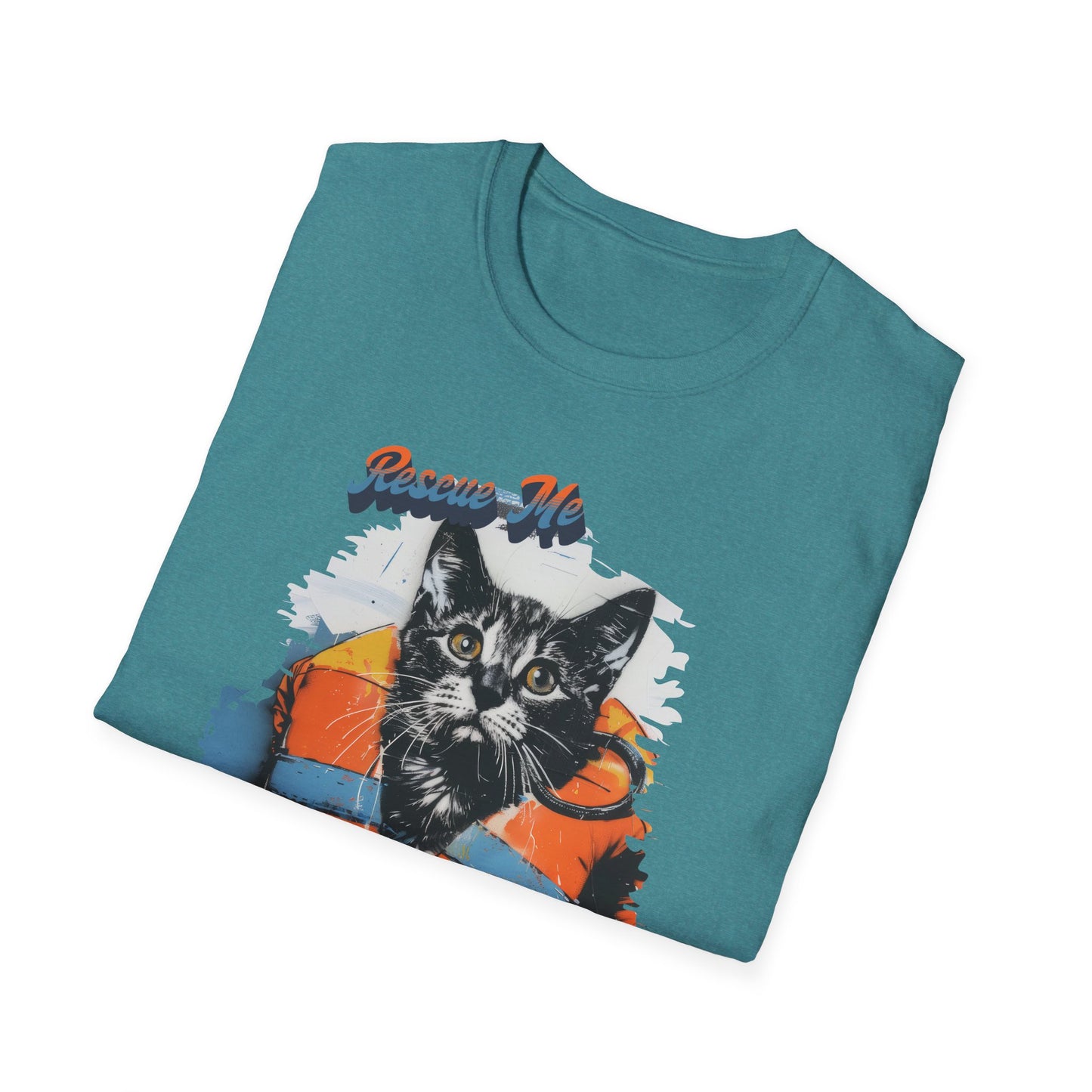 Rescue Cat - Unisex Softstyle T-Shirt