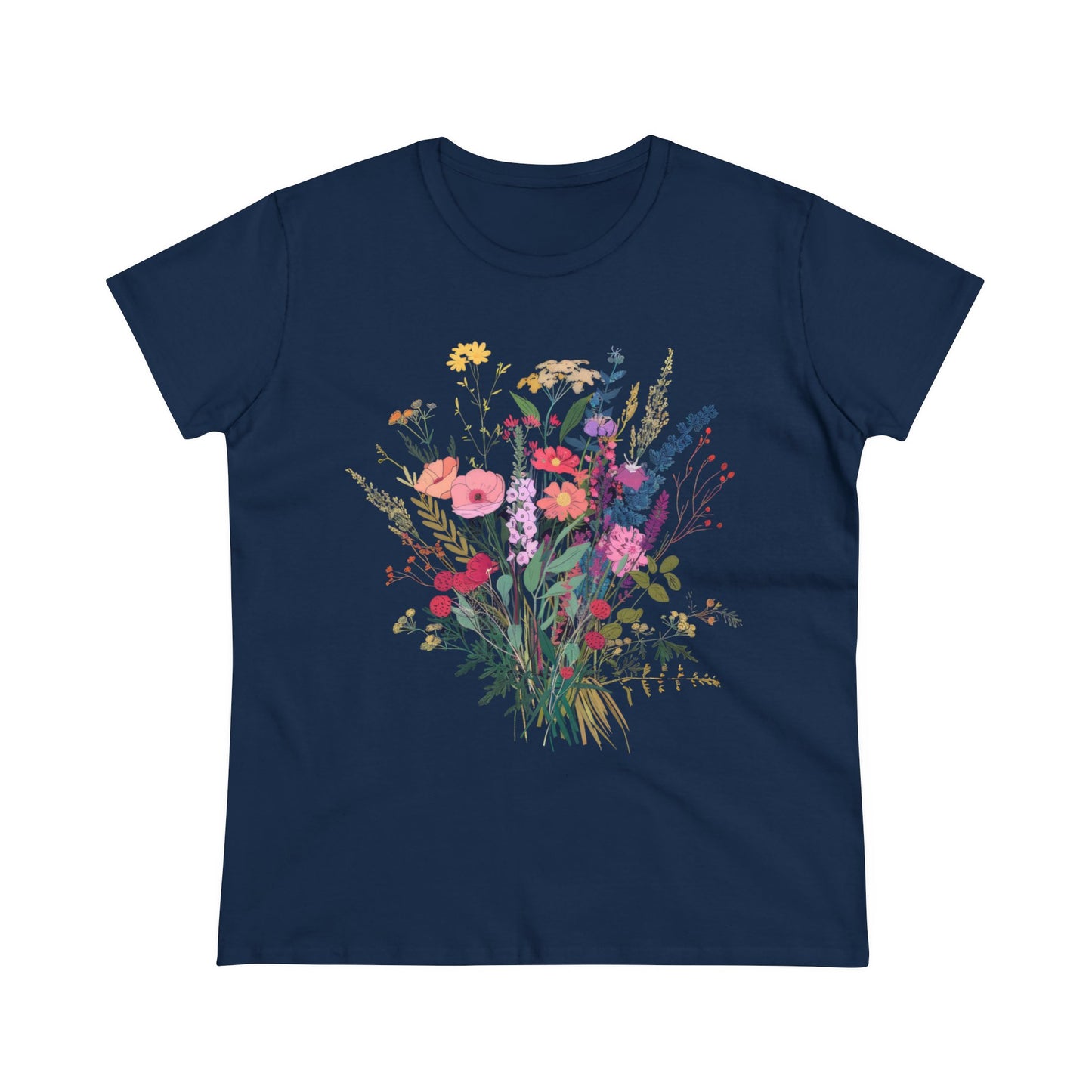 Wildflowers - Women's Midweight Cotton Tee