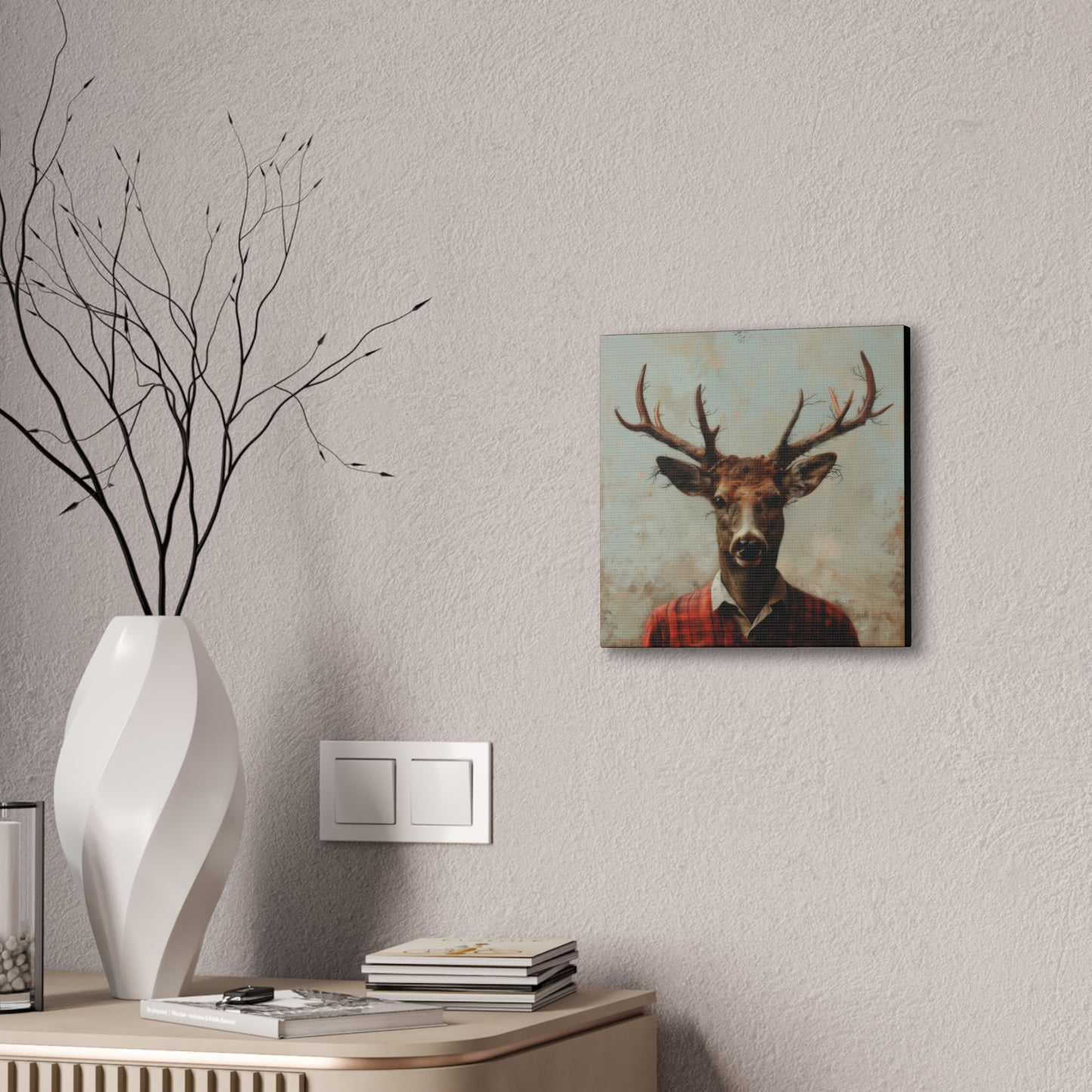 Dapper Deer - Canvas Stretched, 0.75"