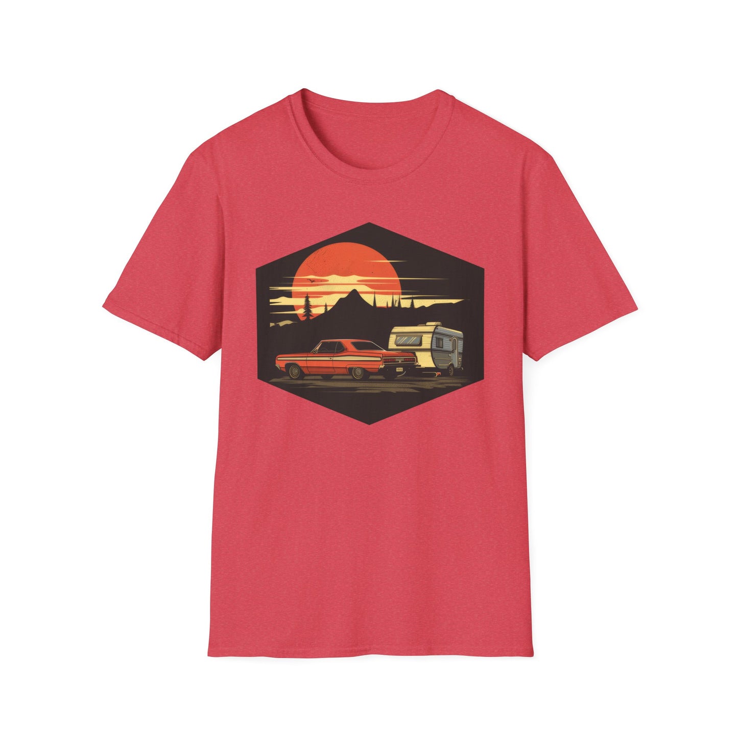 Camping! - Unisex Softstyle T-Shirt