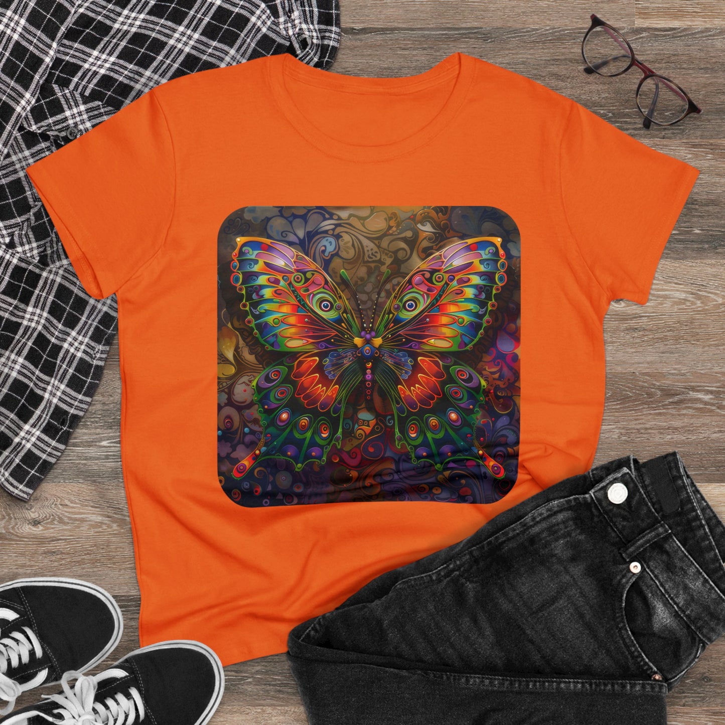 Butterfly - Women's Midweight Cotton Tee