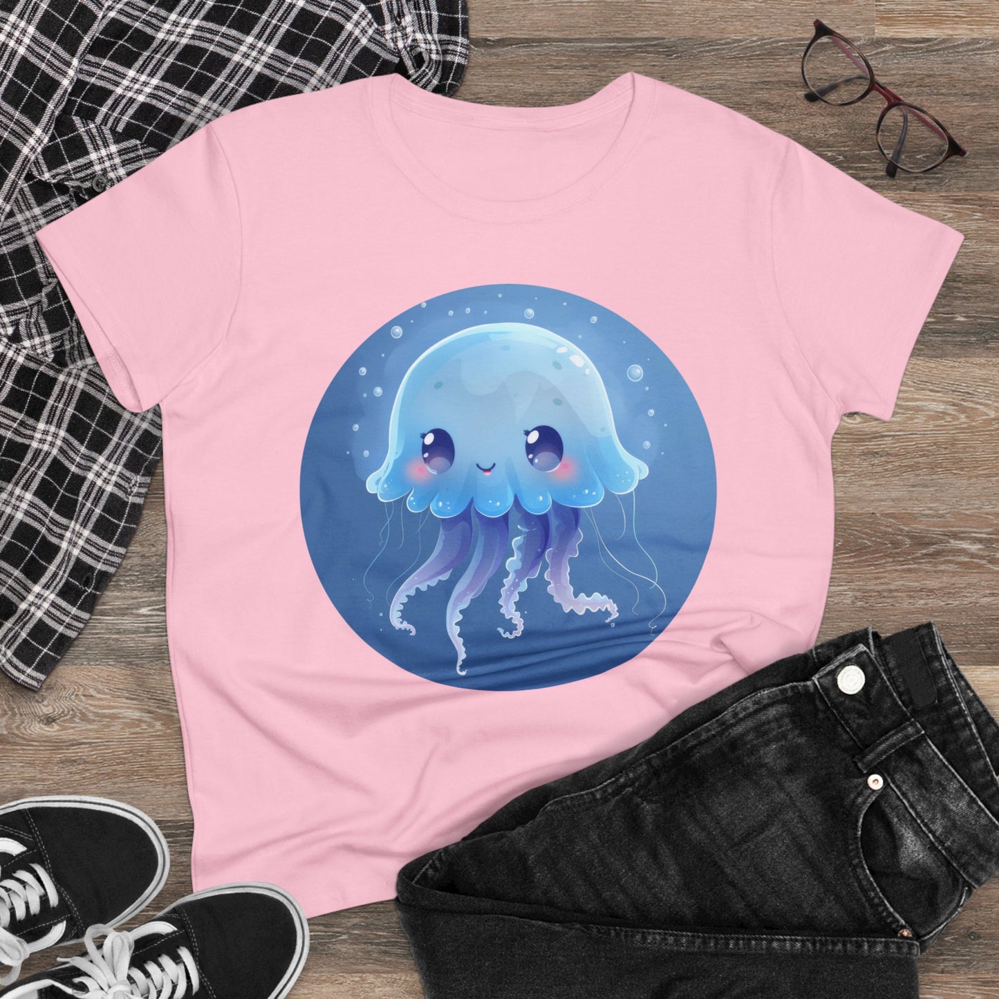 Jellyfish - Women's Midweight Cotton Tee