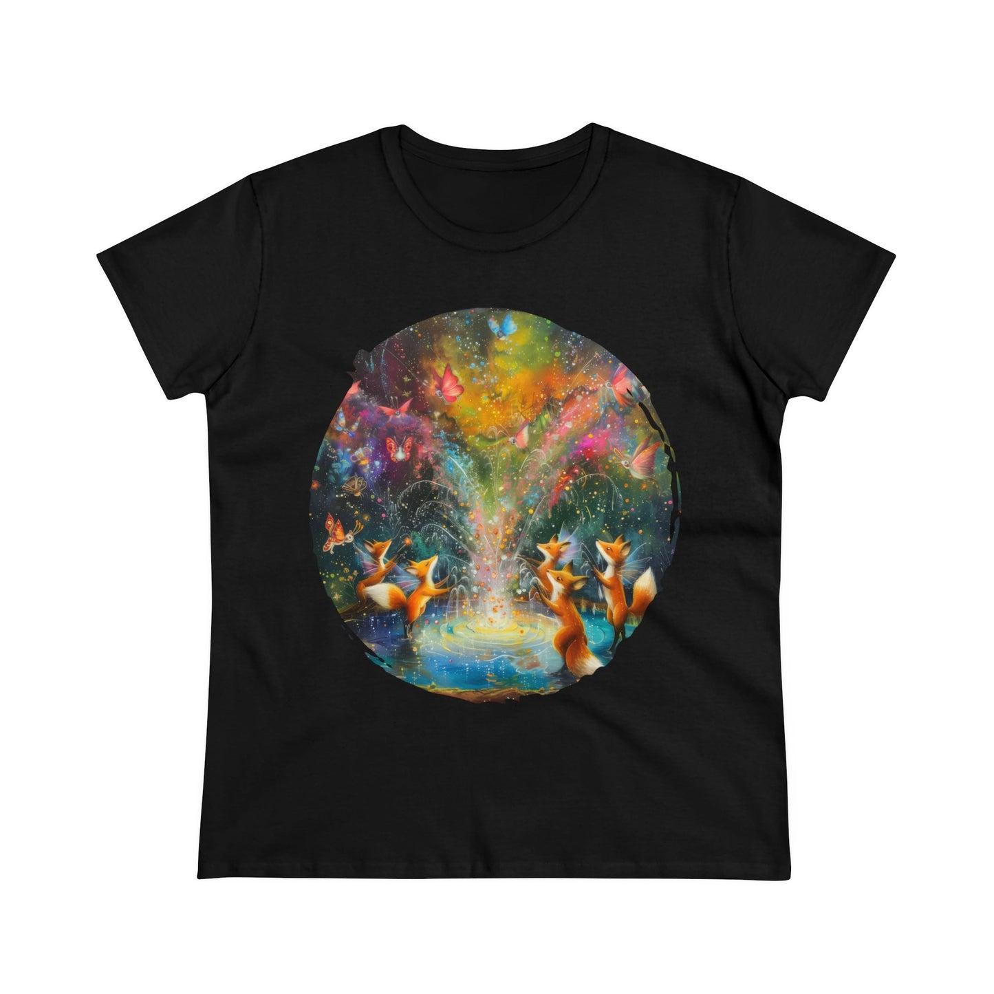 Fairy Celebration - Fantasy - Women's Midweight Cotton Tee