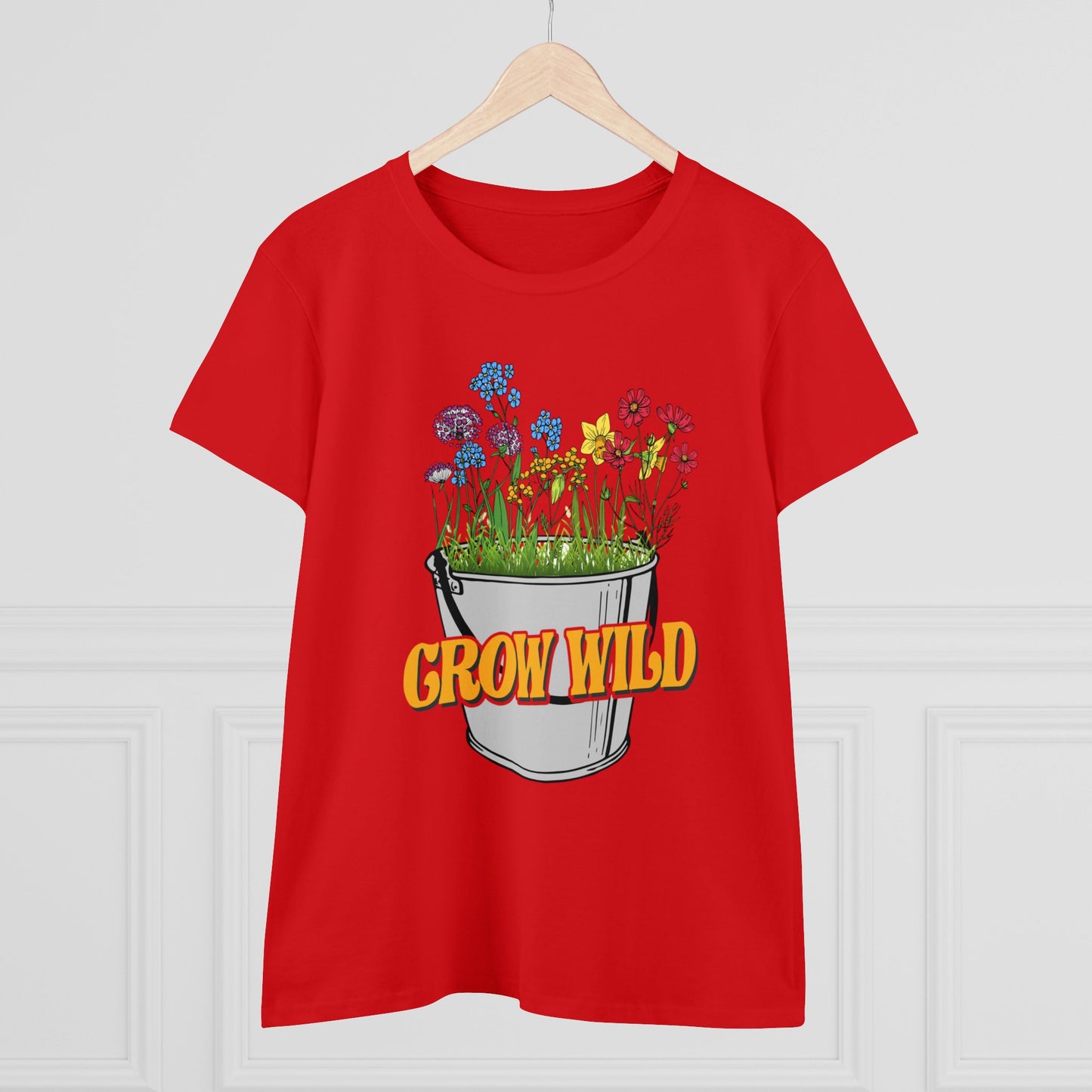 Grow Wild - Gardening - Women's Midweight Cotton Tee