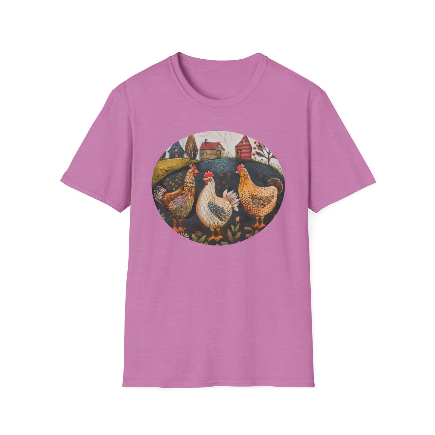 Chickens - Unisex Softstyle T-Shirt