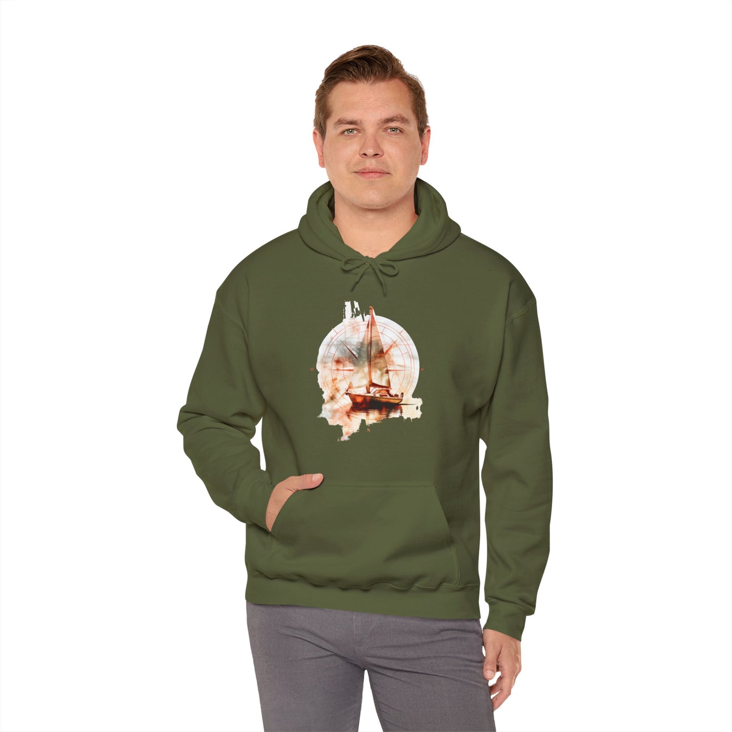 Sailing - Unisex Heavy Blend™ Hooded Sweatshirt