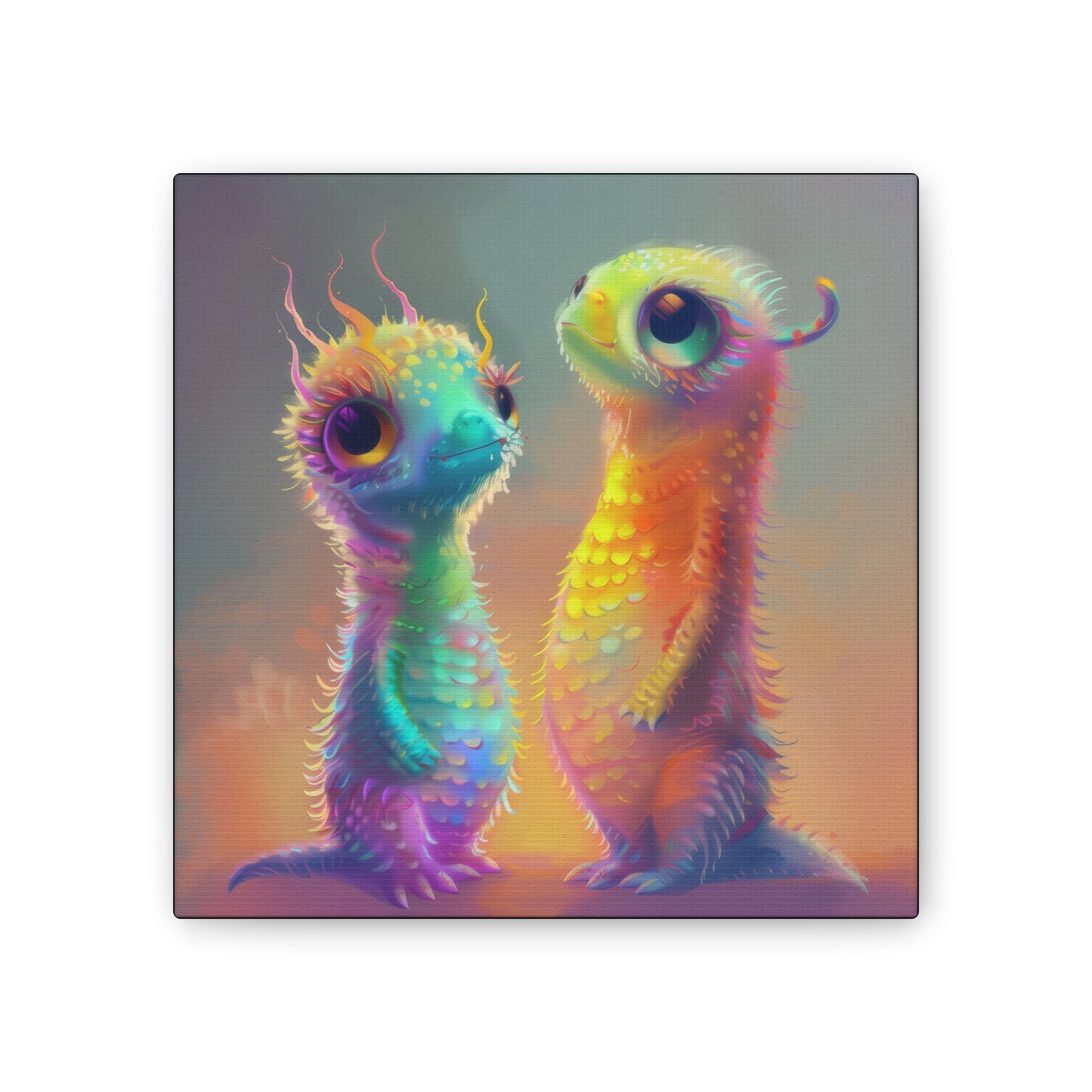 Iridescent Creatures - Canvas Stretched, 0.75"