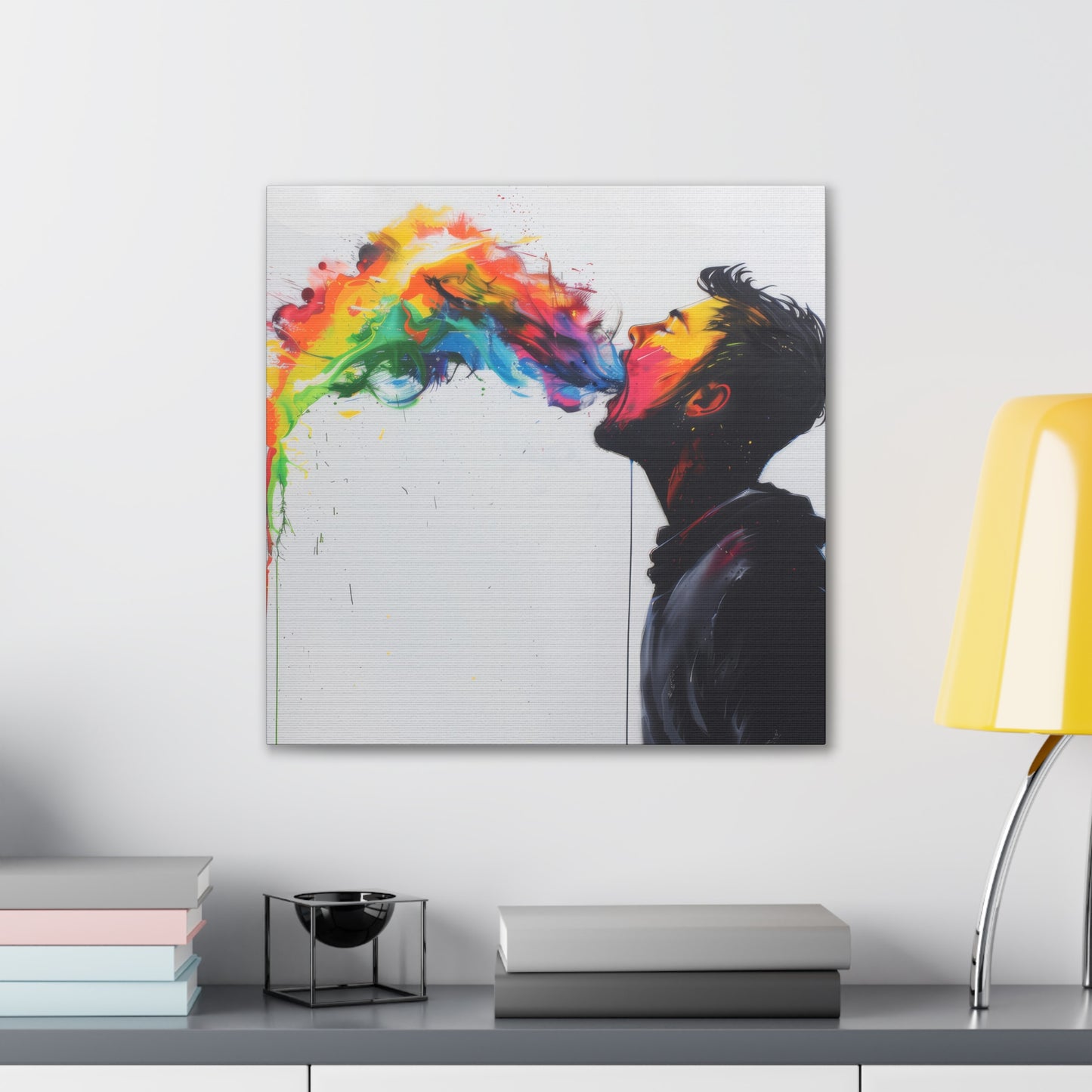 Rainbow Breath - Canvas Stretched, 0.75"