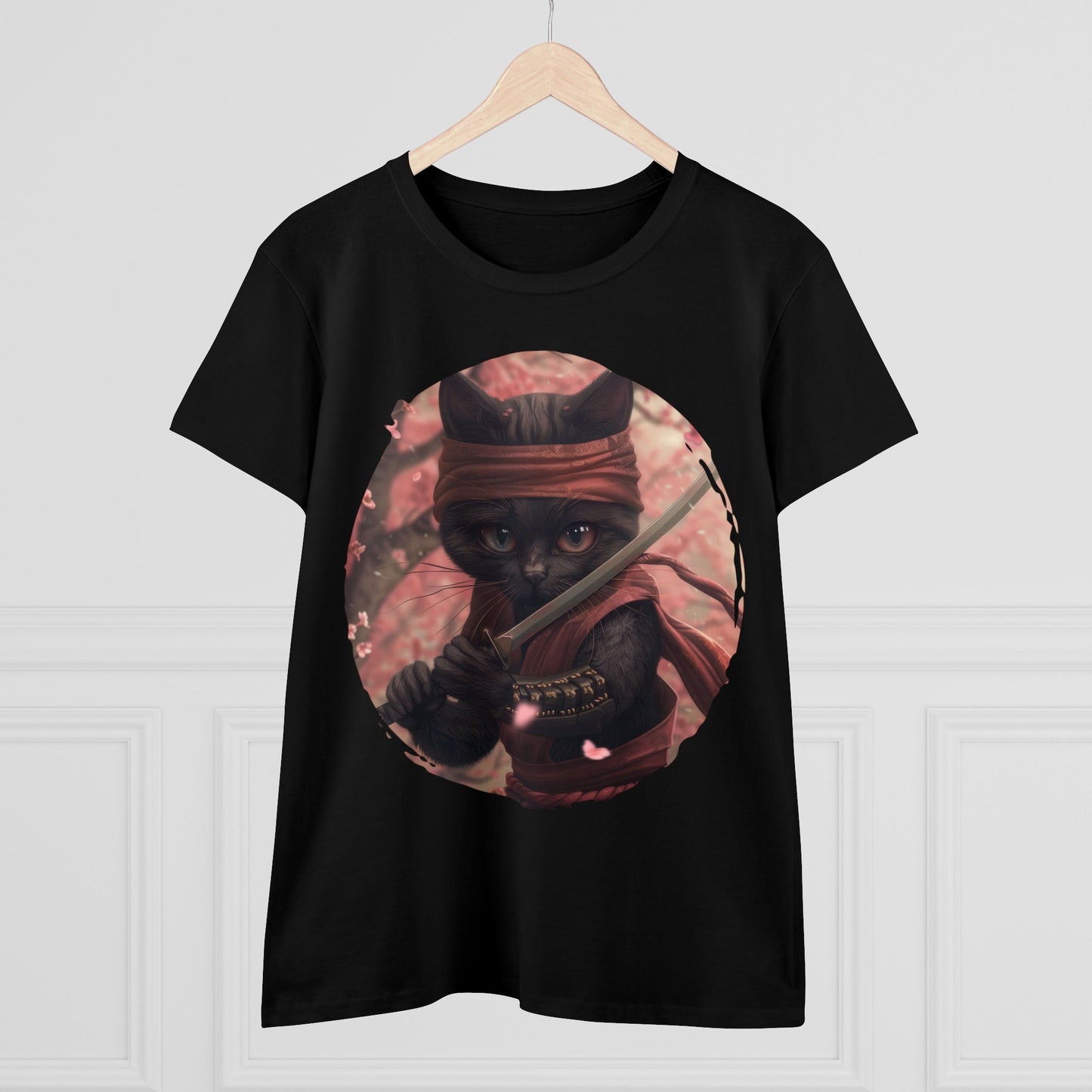 Ninja Kitty - Women's Midweight Cotton Tee