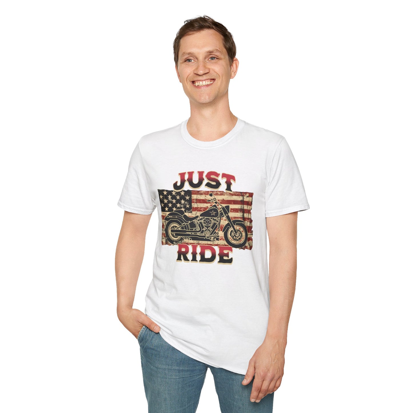 Just Ride - Unisex Softstyle T-Shirt