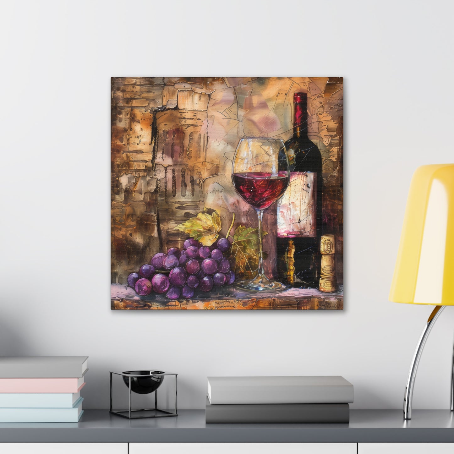 Wine - Canvas Stretched, 0.75"