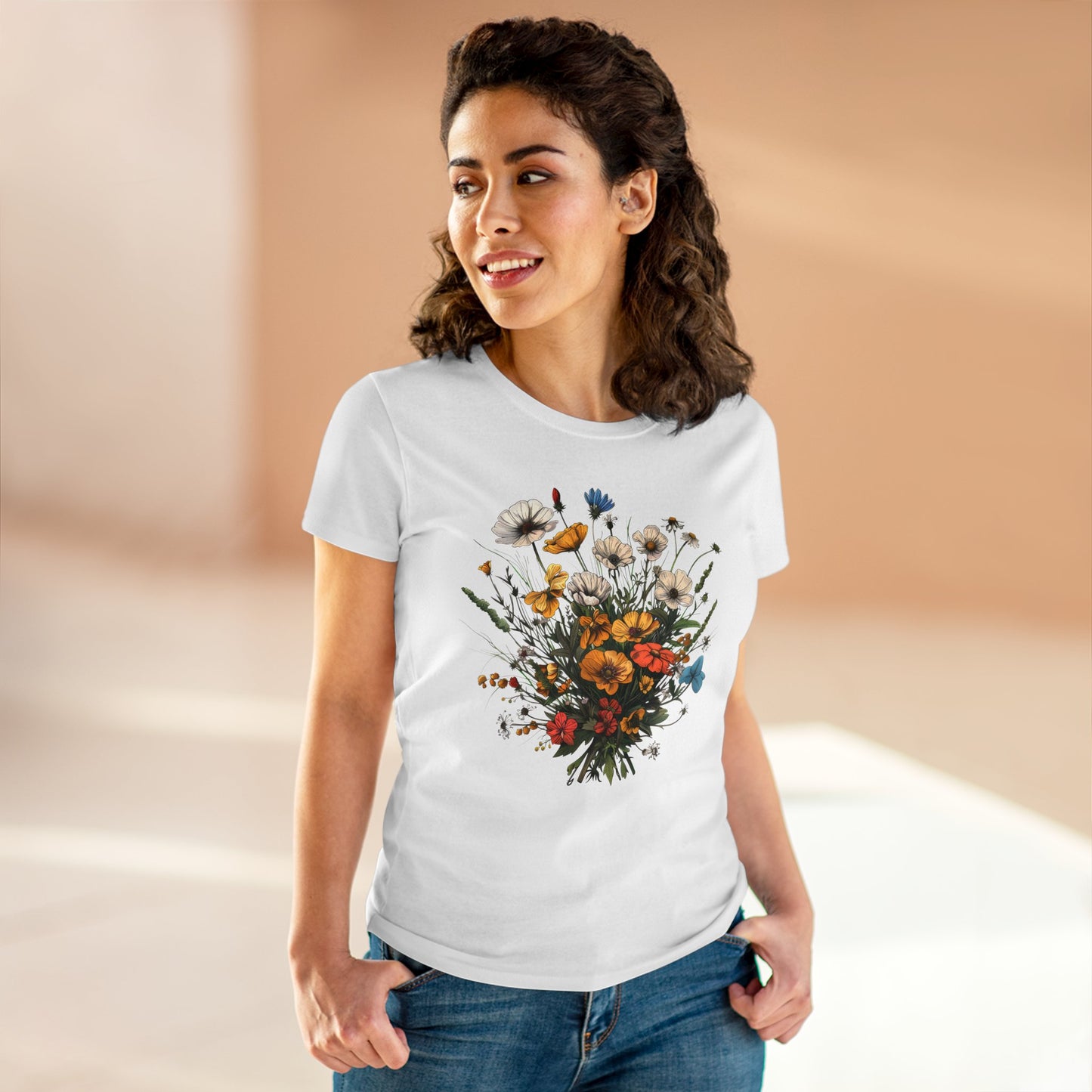 Wildflowers - Women's Midweight Cotton Tee